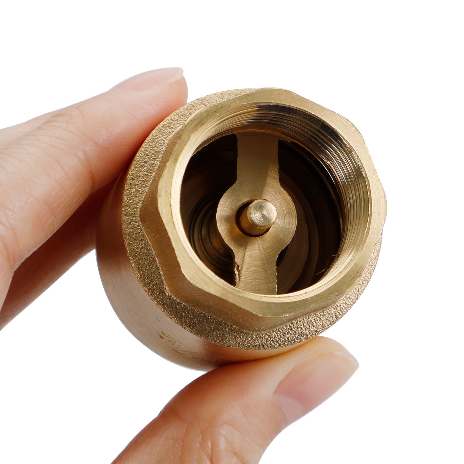 Válvula de retenção de latão G1/2" G3/4" G1" Prevenção de refluxo sem retorno com rosca M para F