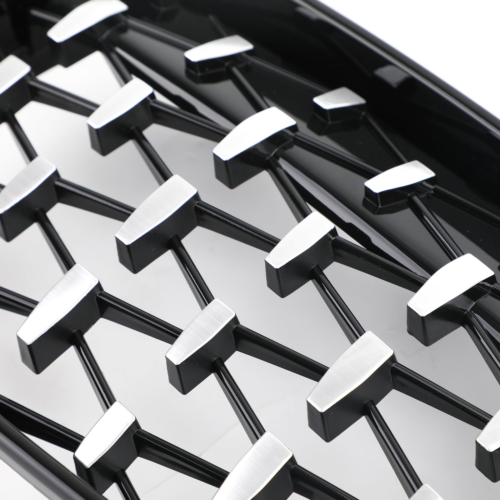 Frontgrille geschikt voor BMW 1-serie E81 E87 E82 E88 128i 135i 2008-2012 Zwart & Chrome Generiek