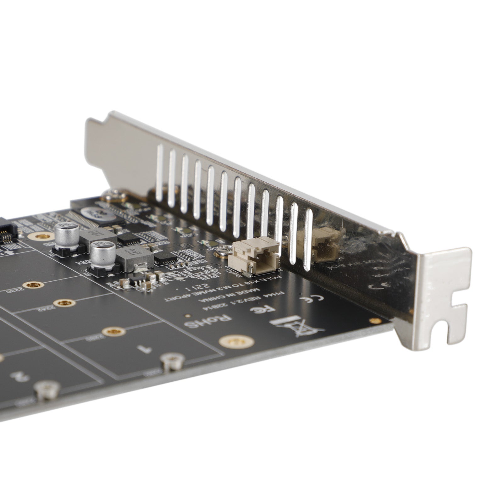 Adaptador M.2 NVME SSD a PCI-E 4,0 X16, tarjeta de expansión compatible con PH44 2280 2242