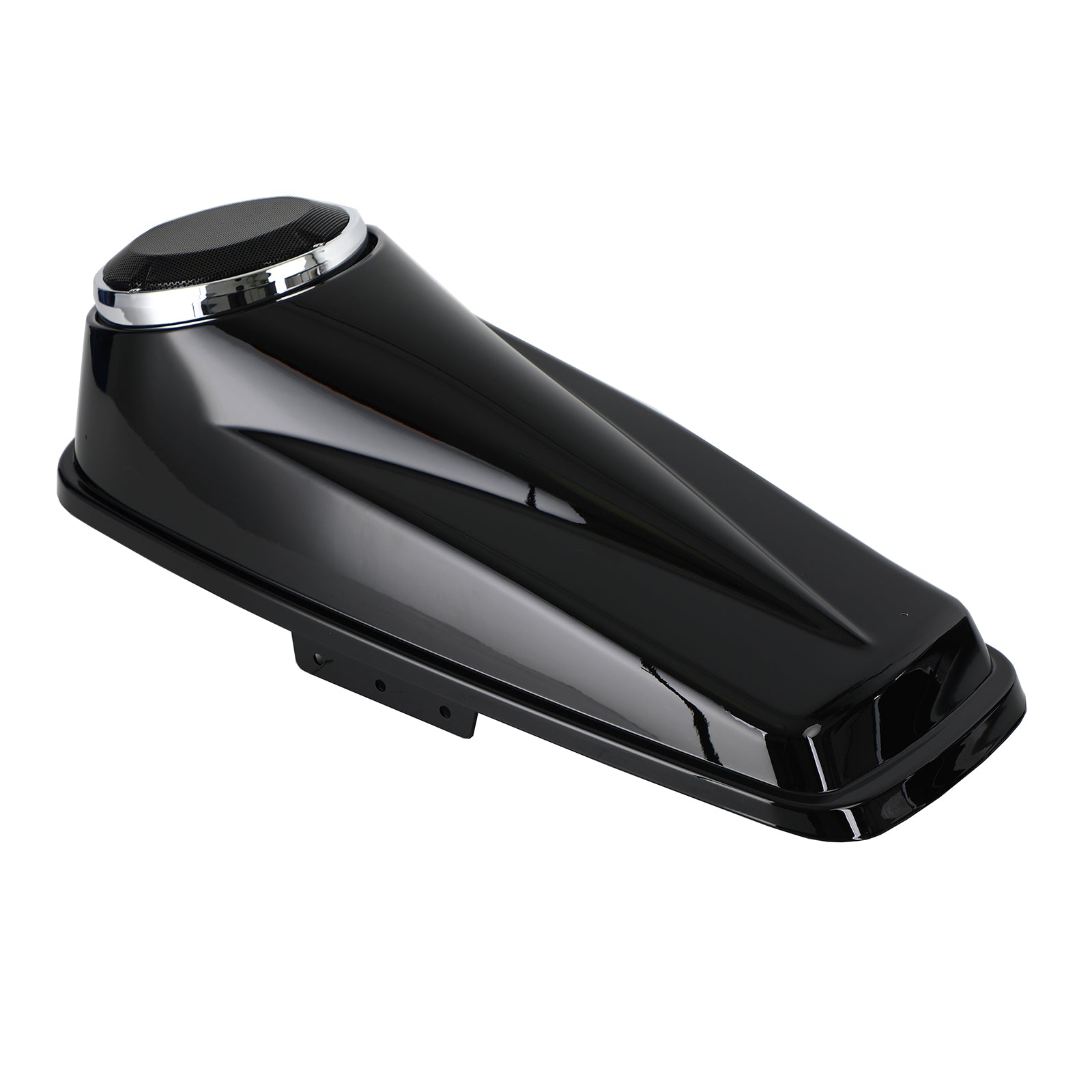Tampa de alforje de 6,5 polegadas para Harley Touring Electra Street Glide 14-21, preta 6.5" Tampas de alto-falante para alforje para Harley Touring Road King Glide 2014-2021,6.5" Tampas de alforje pretas brilhantes para Harley Classic Glide 14-21