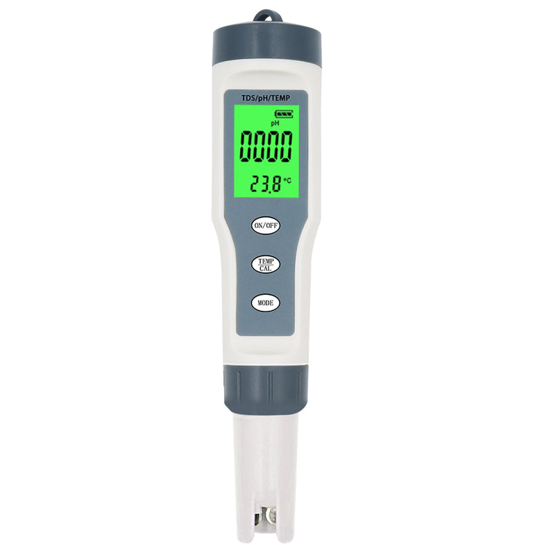 3 In 1 Digital PH TDS TEMP Water Quality Meter Tester Test Pen Tool Low power protection Waterproof