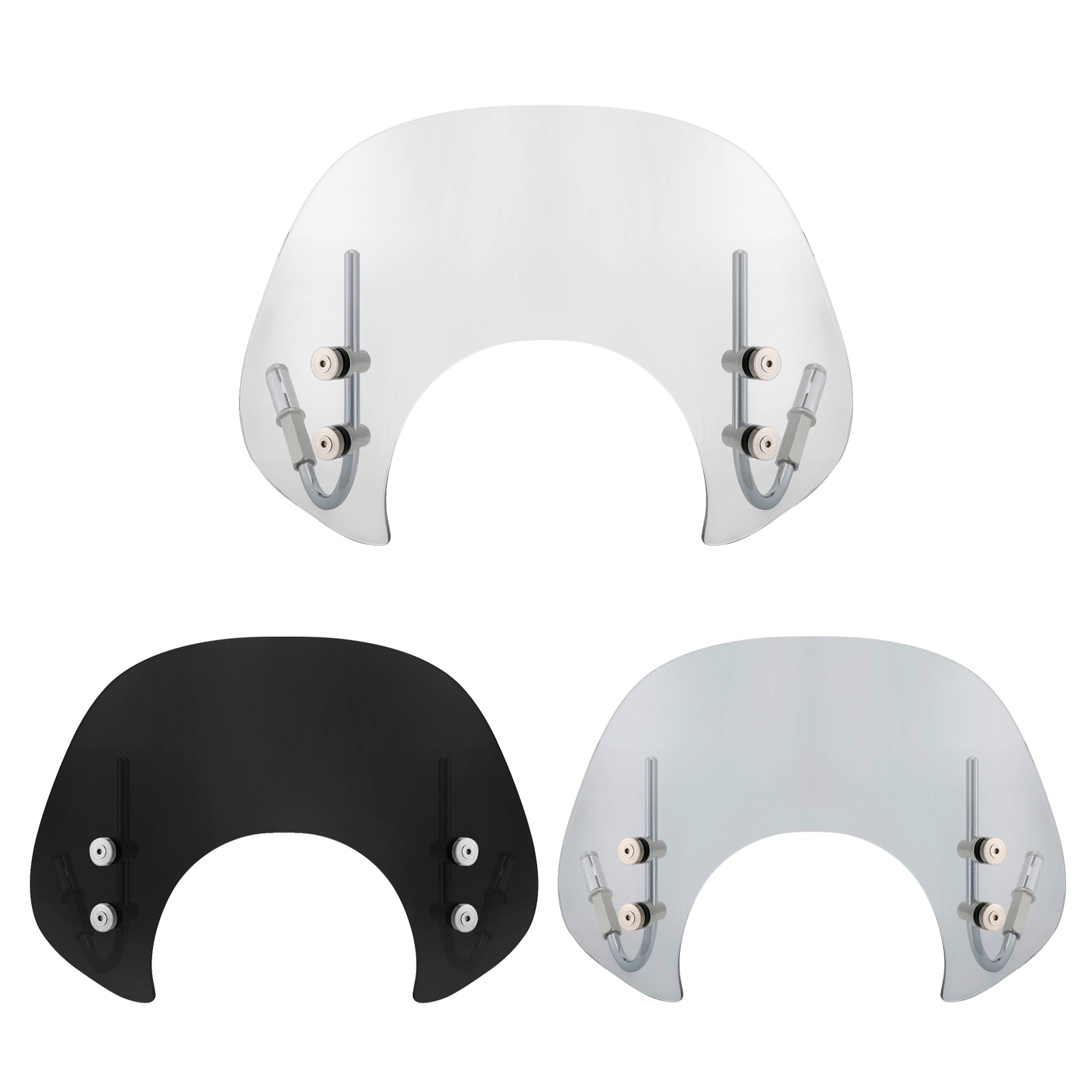 Černé sklo predného skla pre Vespa GTS250 GTS300 2017-2022