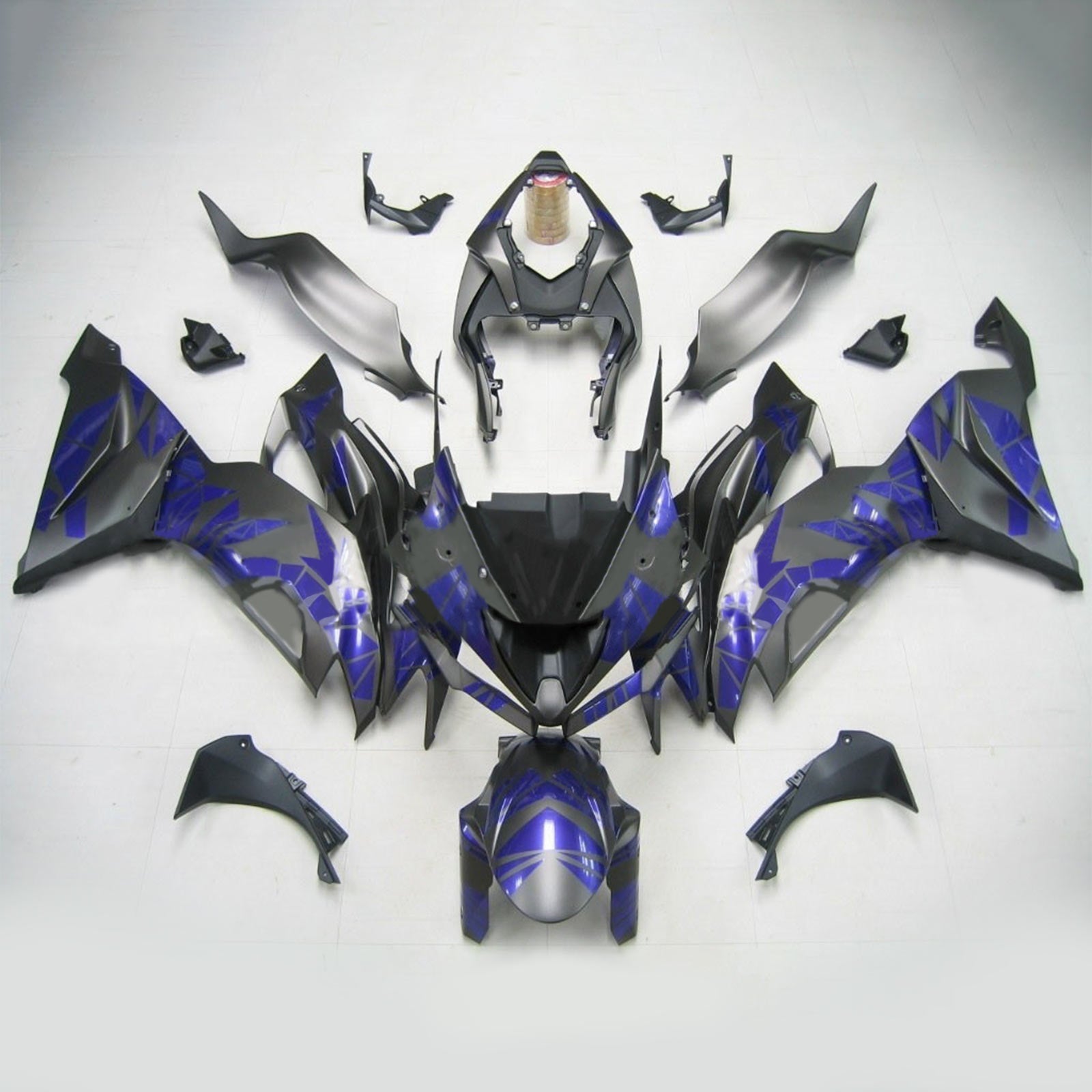 2019-2020 Kawasaki ZX6R Amotopart Injeksjon Fairing Kit Bodywork Plast Abs #103