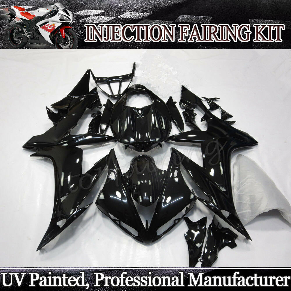 2004-2006 Yamaha YZF R1 Fairing Gloss Black Fairing Kit