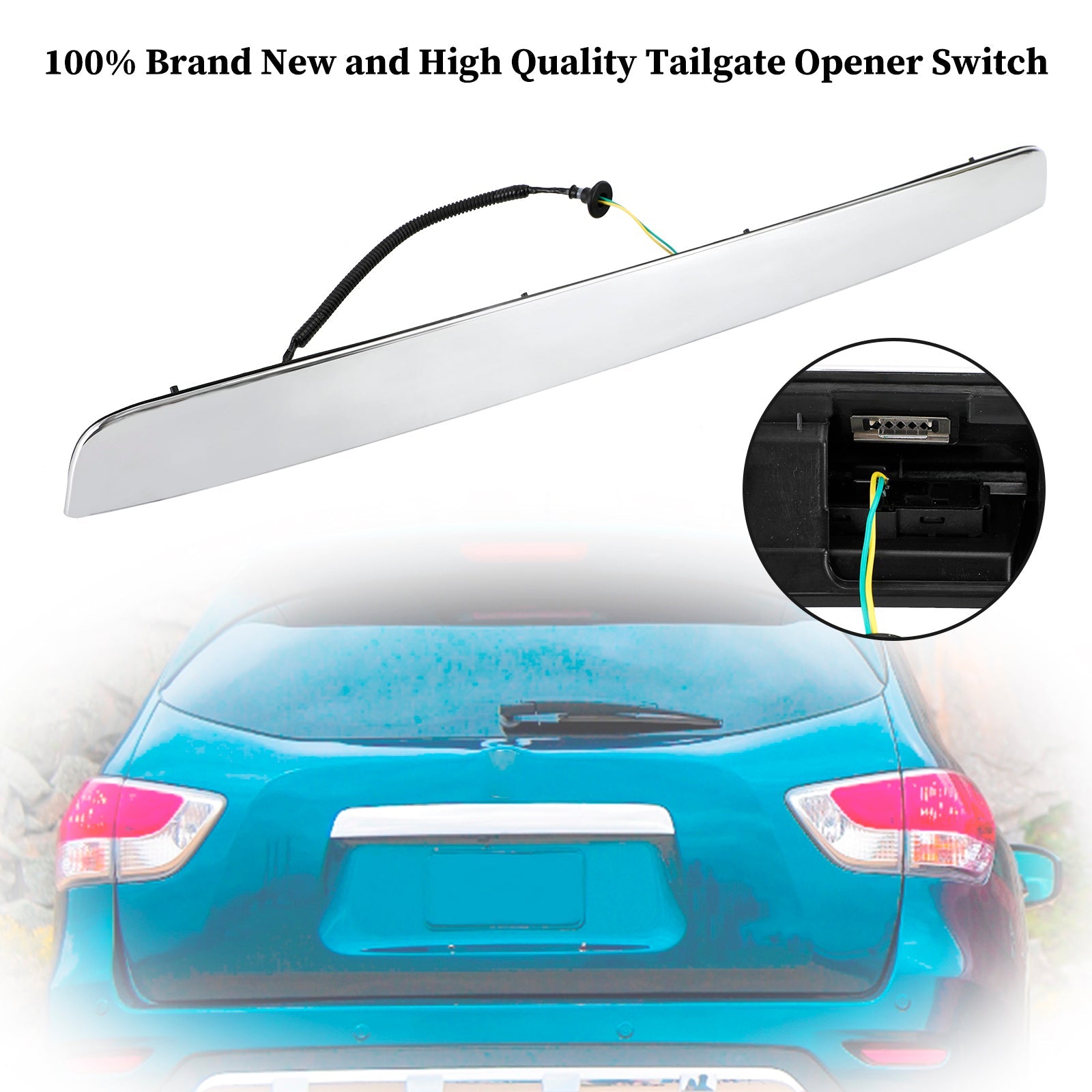 2013-2015 Nissan Pathfinder Advance Exclusive Sport Utility 4-Door 3,5 l Chrome Zadná rukoväť výťahu 90810-9pg0a FedEx Express