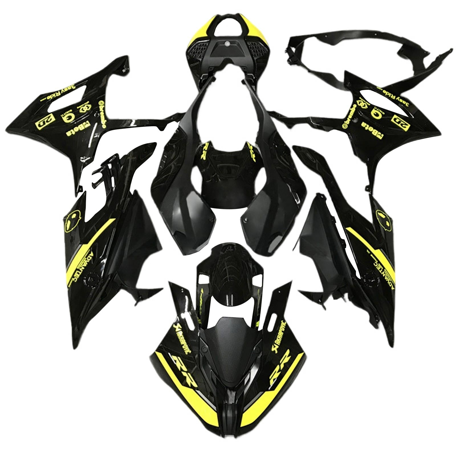 2019-2022 BMW M1000RR S1000RR Kit de carénage carrosserie plastique ABS