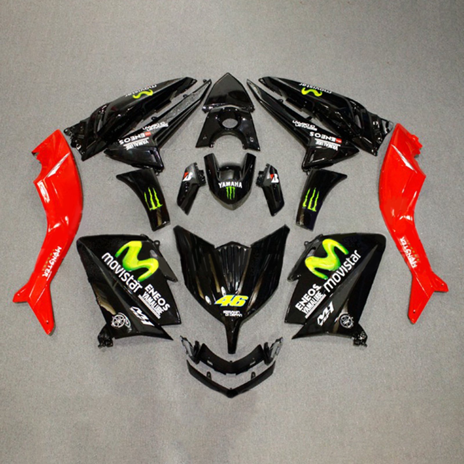 2015-2016 Yamaha T-MAX TMAX530 Kit de carénage Bodywork Abs