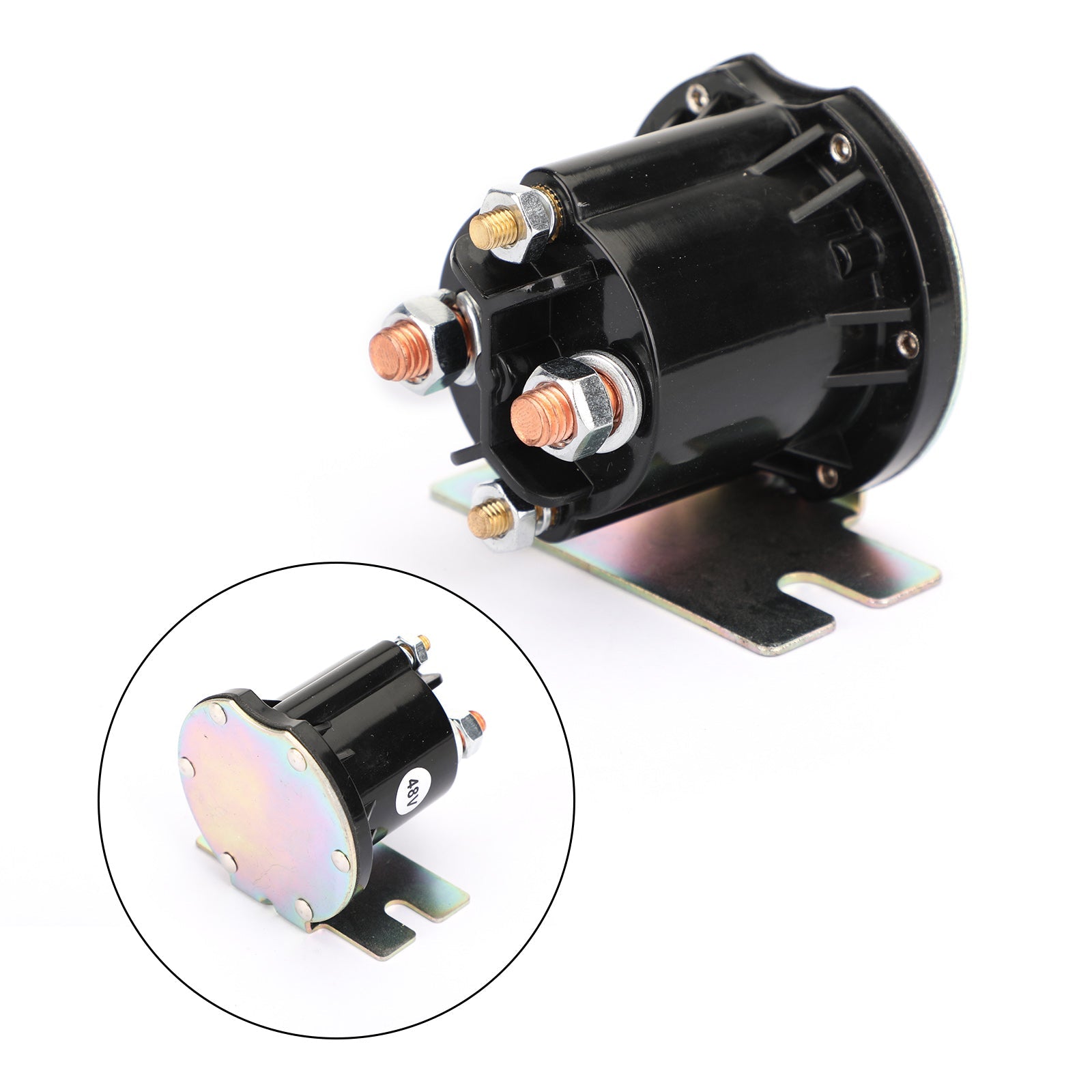 Solenoide para EZ-GO Electric TXT de 48 V, años 2010 en adelante & Todos los vehículos MPT 800/1000 de 48 voltios genéricos