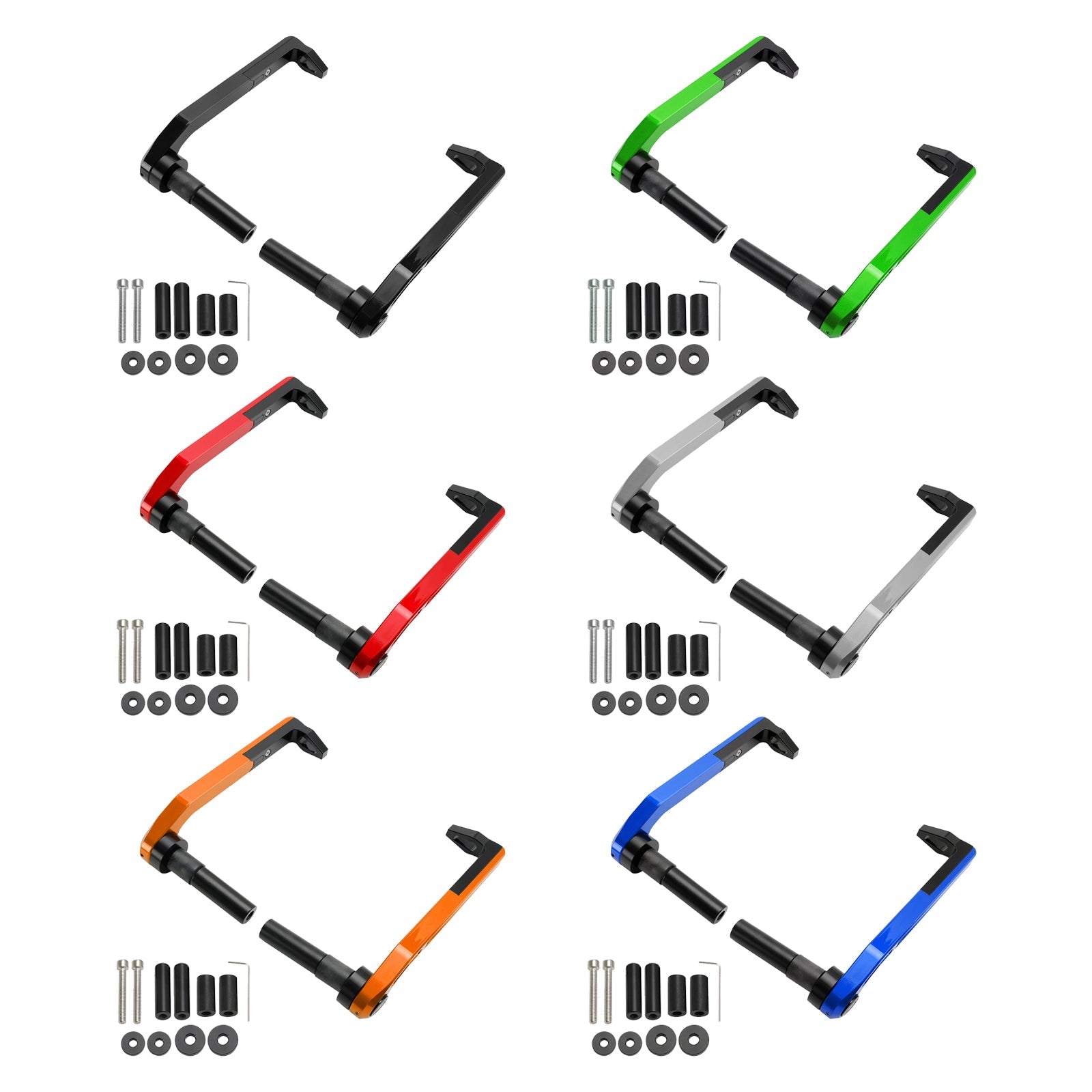 Protector de mano para manillar de 13-20MM de diámetro interior y orificio para tornillo M6