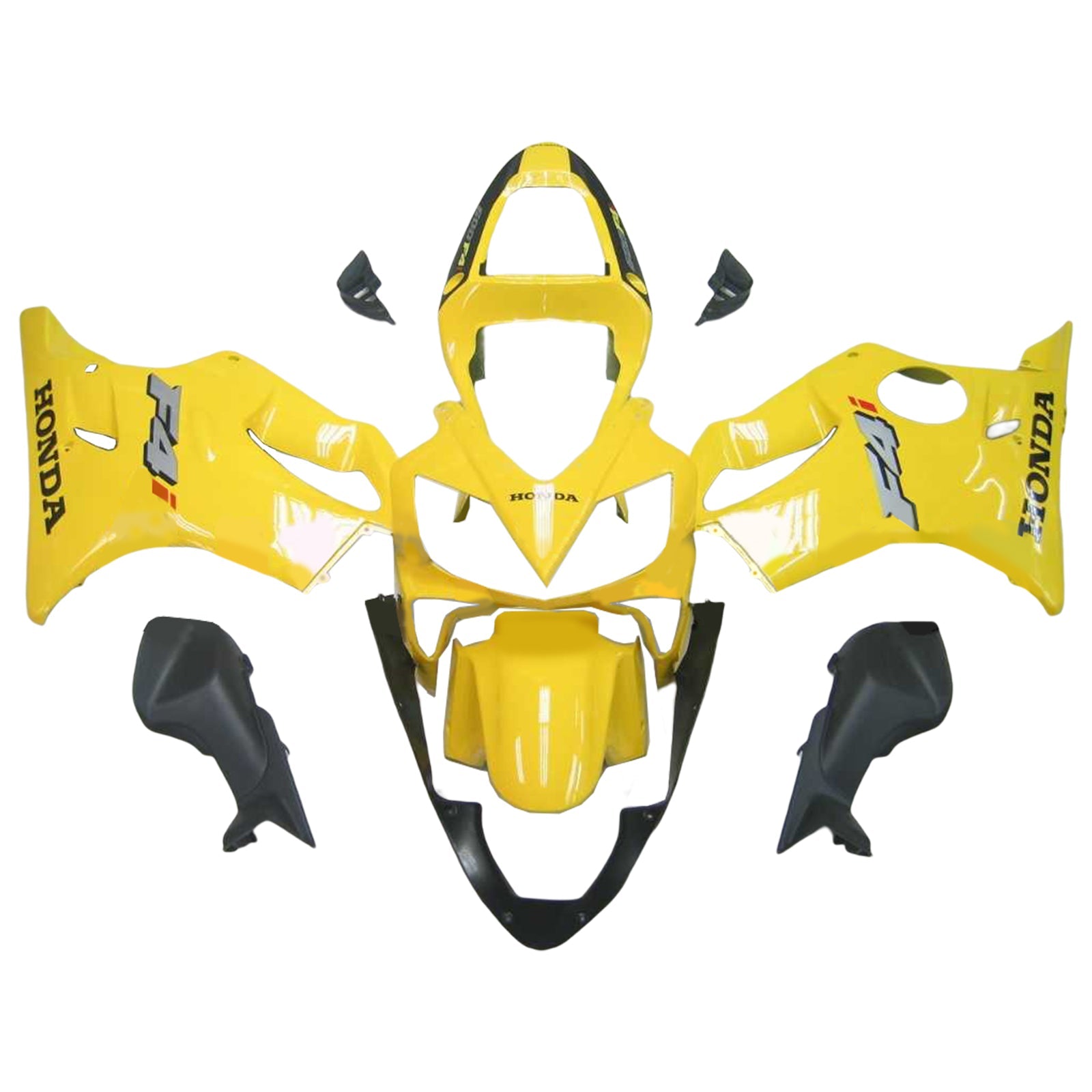 2001-2003 Honda CBR600 F4i Kit de carénage d'injection carrosserie plastique ABS #116