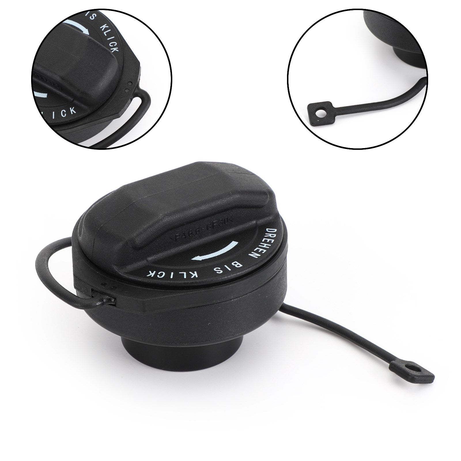 Ny bränslefyllningsgaslock för Porsche Boxster Cayman 911 996 201 241 03 Generic