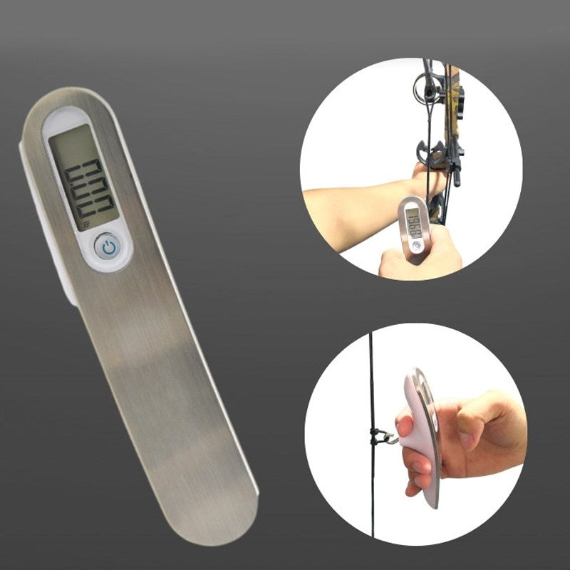 Verktygs bågskytte digital bågskala passar för dragvikt 110 kg sammansatt lång båge