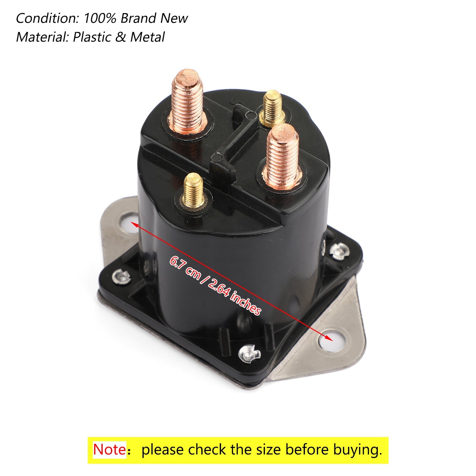 Solenoid 1013609 For Club Car 12V Gas Golf Cart 1984-UP DS & Precedent Generic