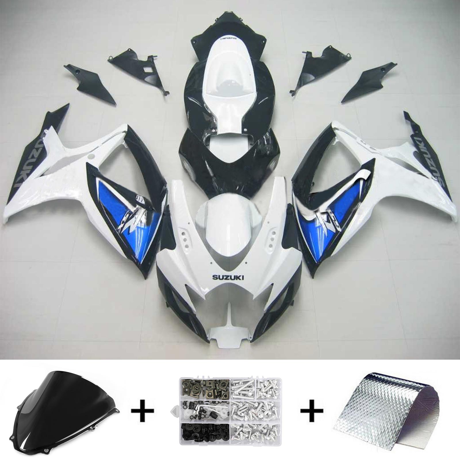 2006-2007 Suzuki GSXR 600/750 K6 Amotopart Injection Fairing Kit Bodywork Plastic ABS #165