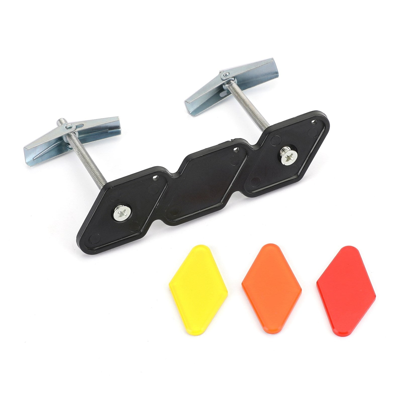 Tri-Color 3 Grille Badge Emblem för Toyota Tacoma 4Runner Tundra Rav4 Highlander Generic