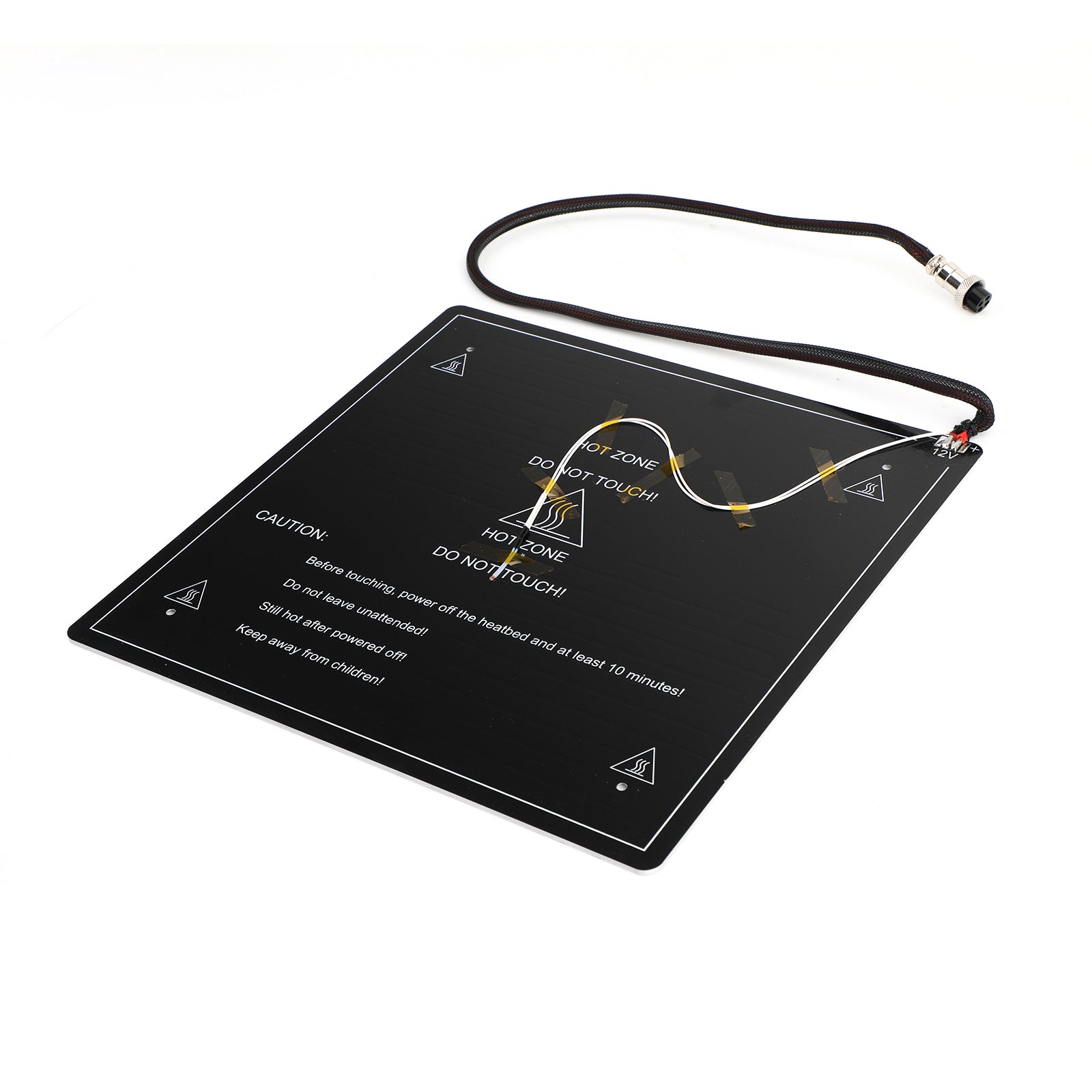 Plataforma de cama caliente de aluminio de 310 x 310 x 3 mm para impresora 3D CR-10 10S &Cable