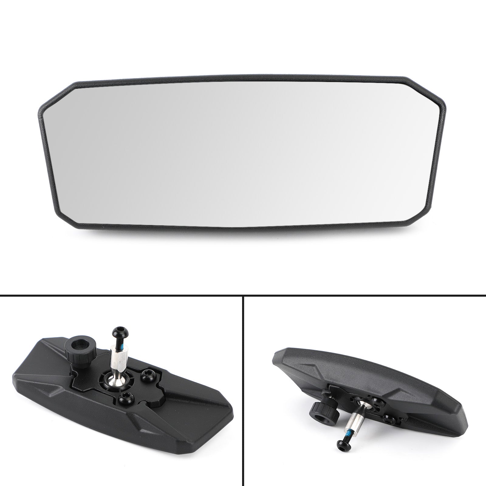 Panoramatické zrkadlo zadného pohľadu pre Can Am Maverick X3 XRS XDS Max Turbo R RR 17-21 Generic