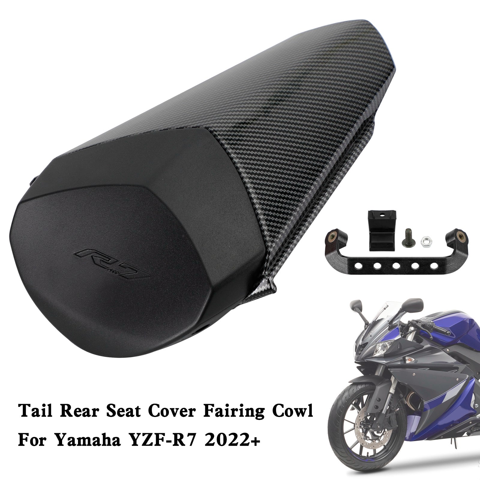 2022-2023 YAMAHA YZF-R7 YZF R7 zadné sedadlo Cover Cover COWL COWL