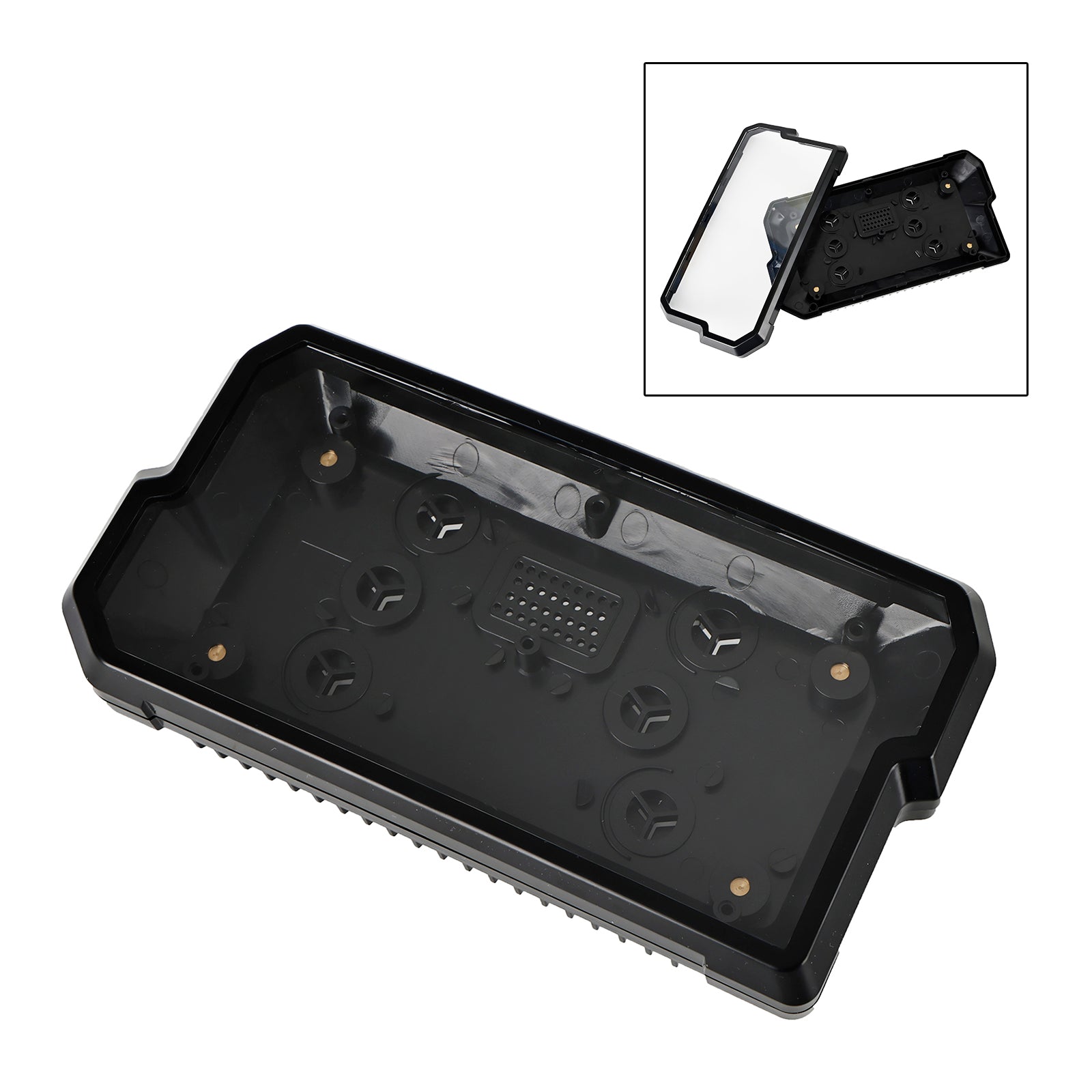 390 Series 2017-2021 Caja del velocímetro Protector de la cubierta del tacómetro Negro