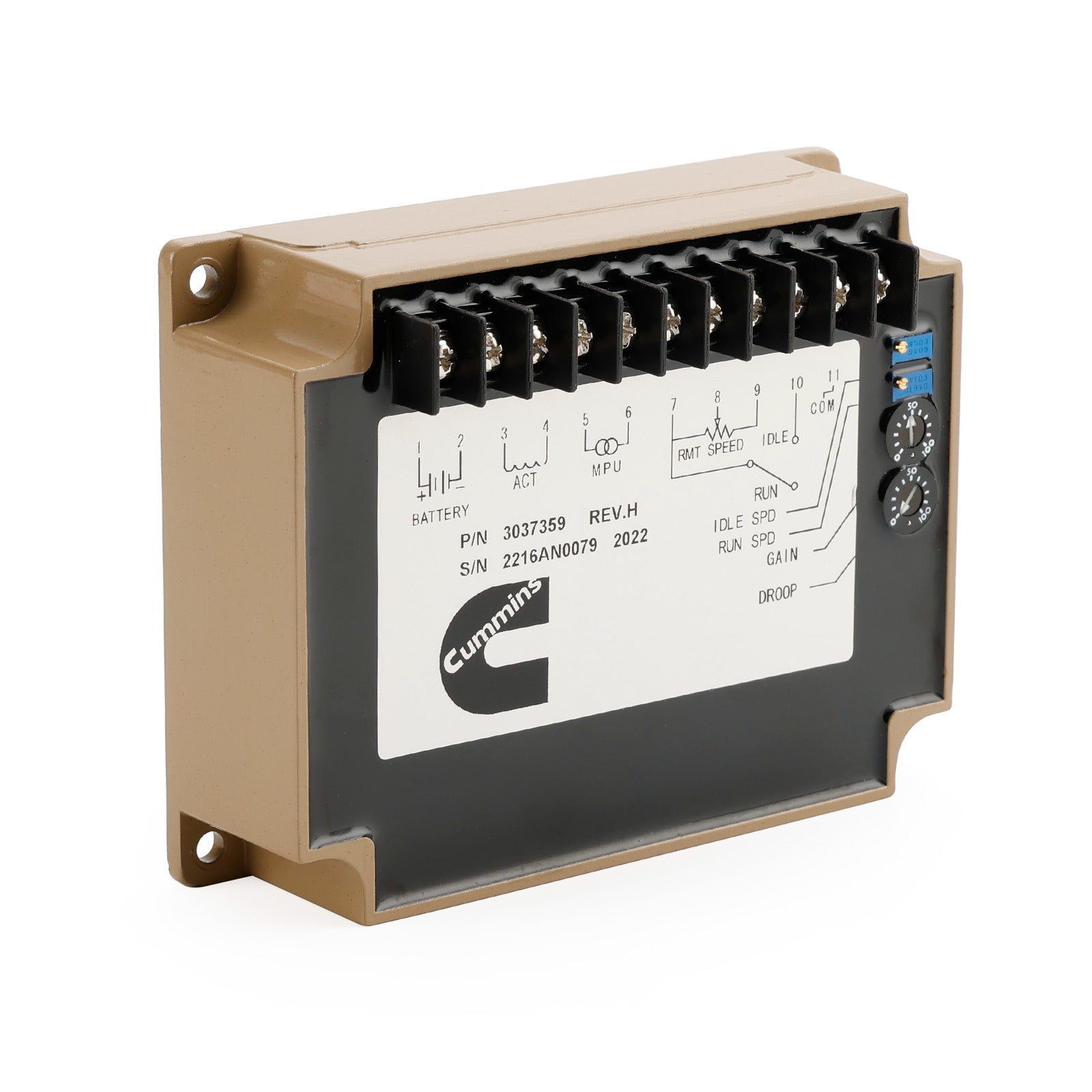 Elektronický guvernér regulátora rýchlosti motora pre Cummins 3037359