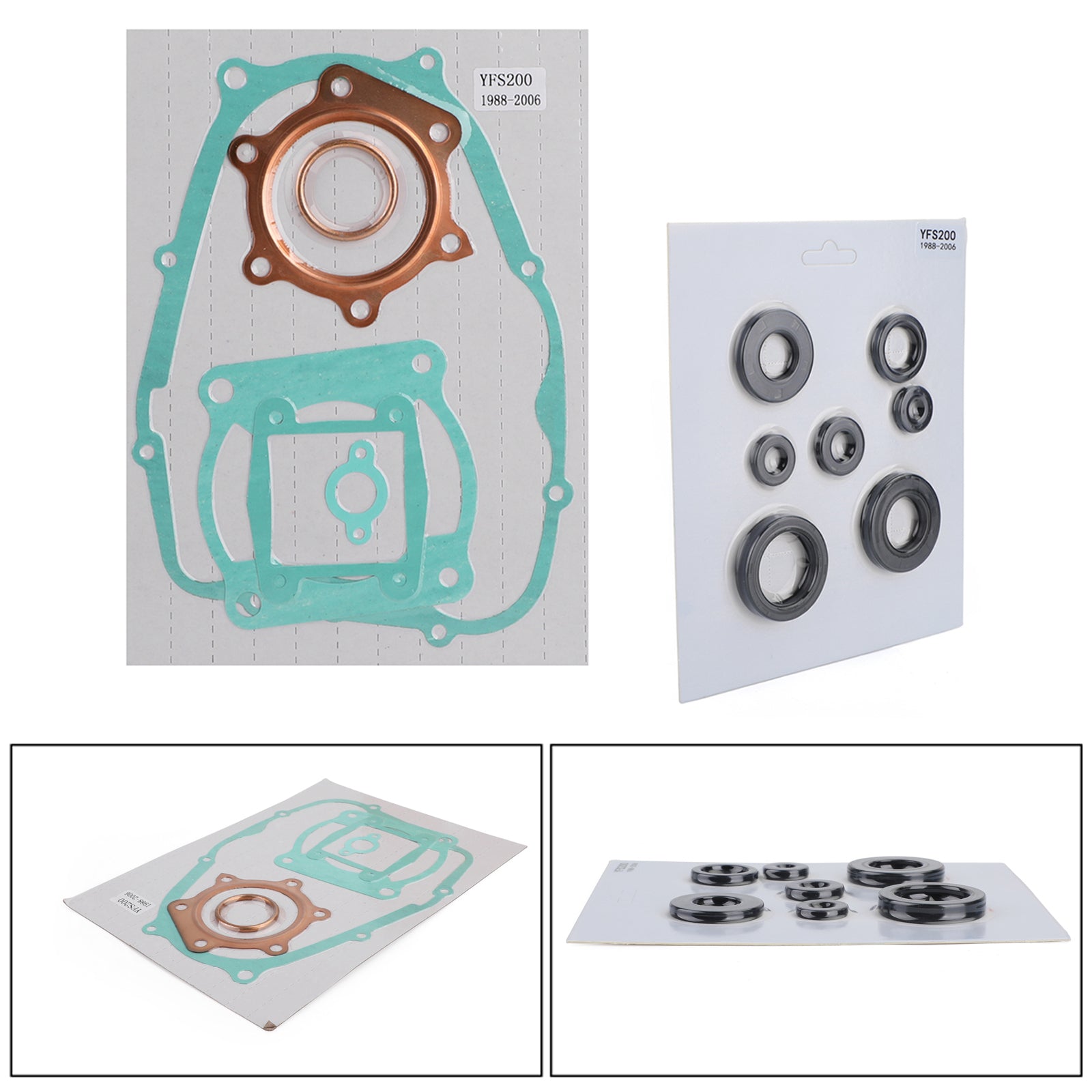 Juego completo de juntas de motor con sellos de aceite aptos para Yamaha Blaster YFS 200 88-05 genérico