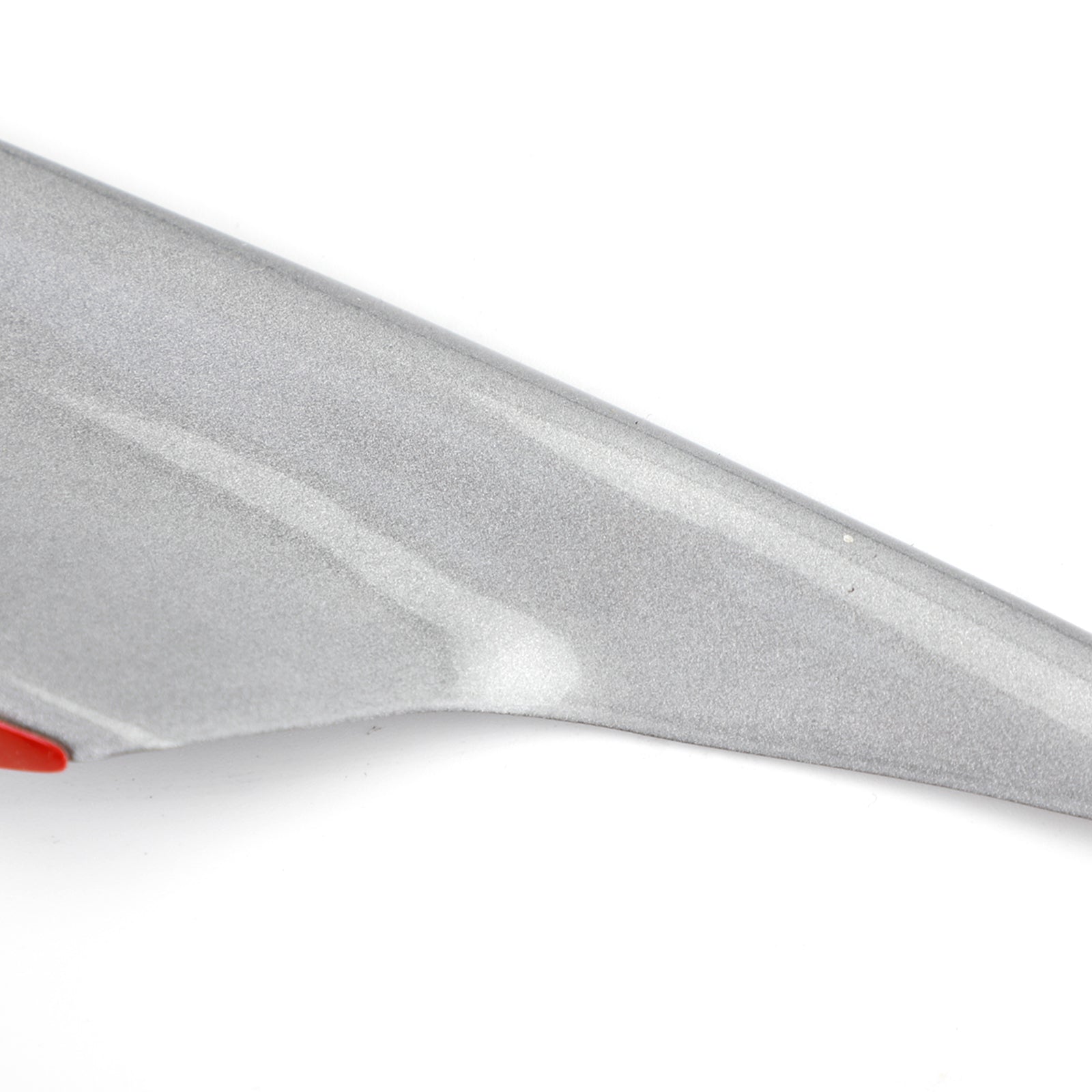 4 stks Universele Auto Voorbumper Vinnen Body Splitter Spoiler Canards Zilver