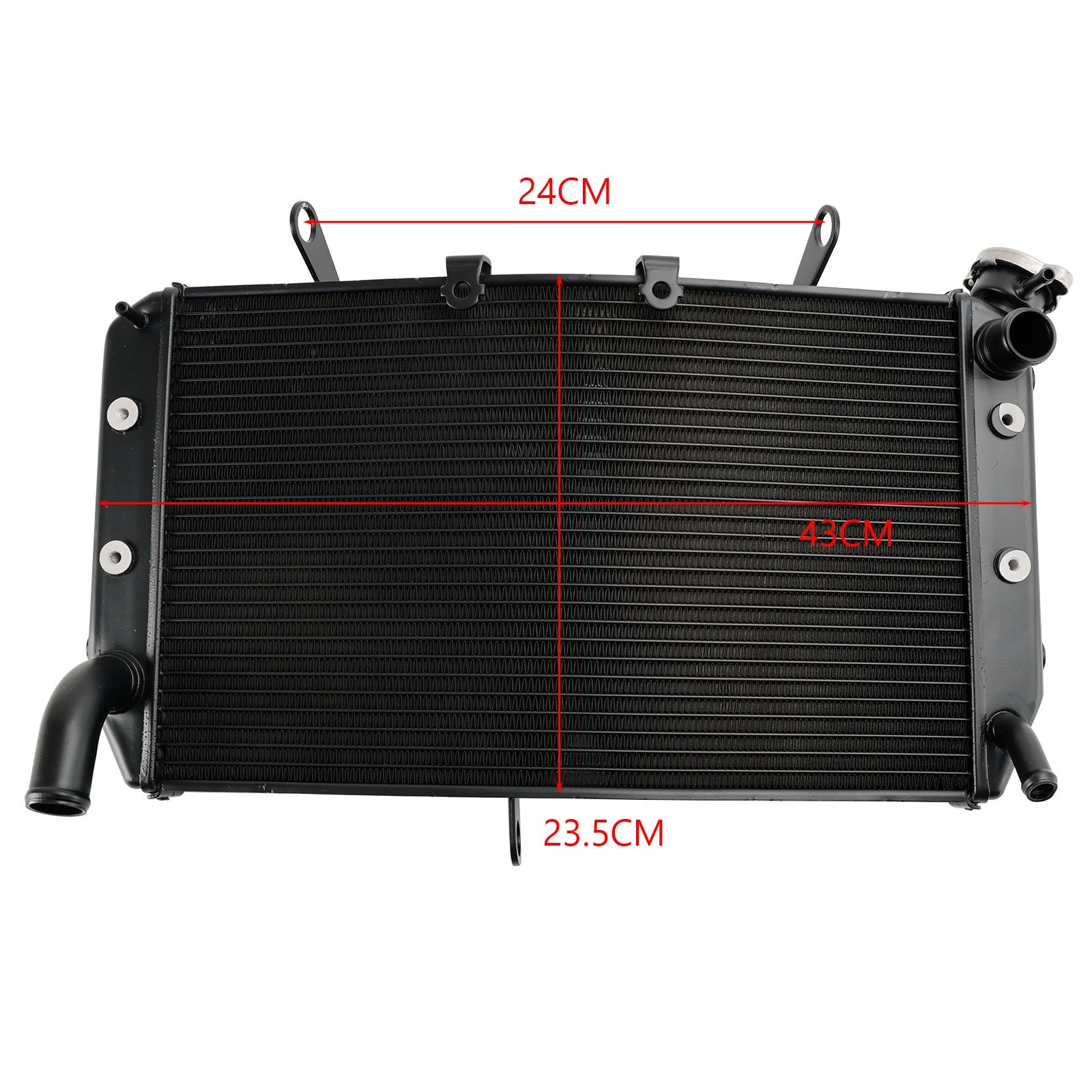 Hliníkový chladič chladiča chladiča pre Yamaha FZ1 FZ1N 06-18 FZ8 2011-2019