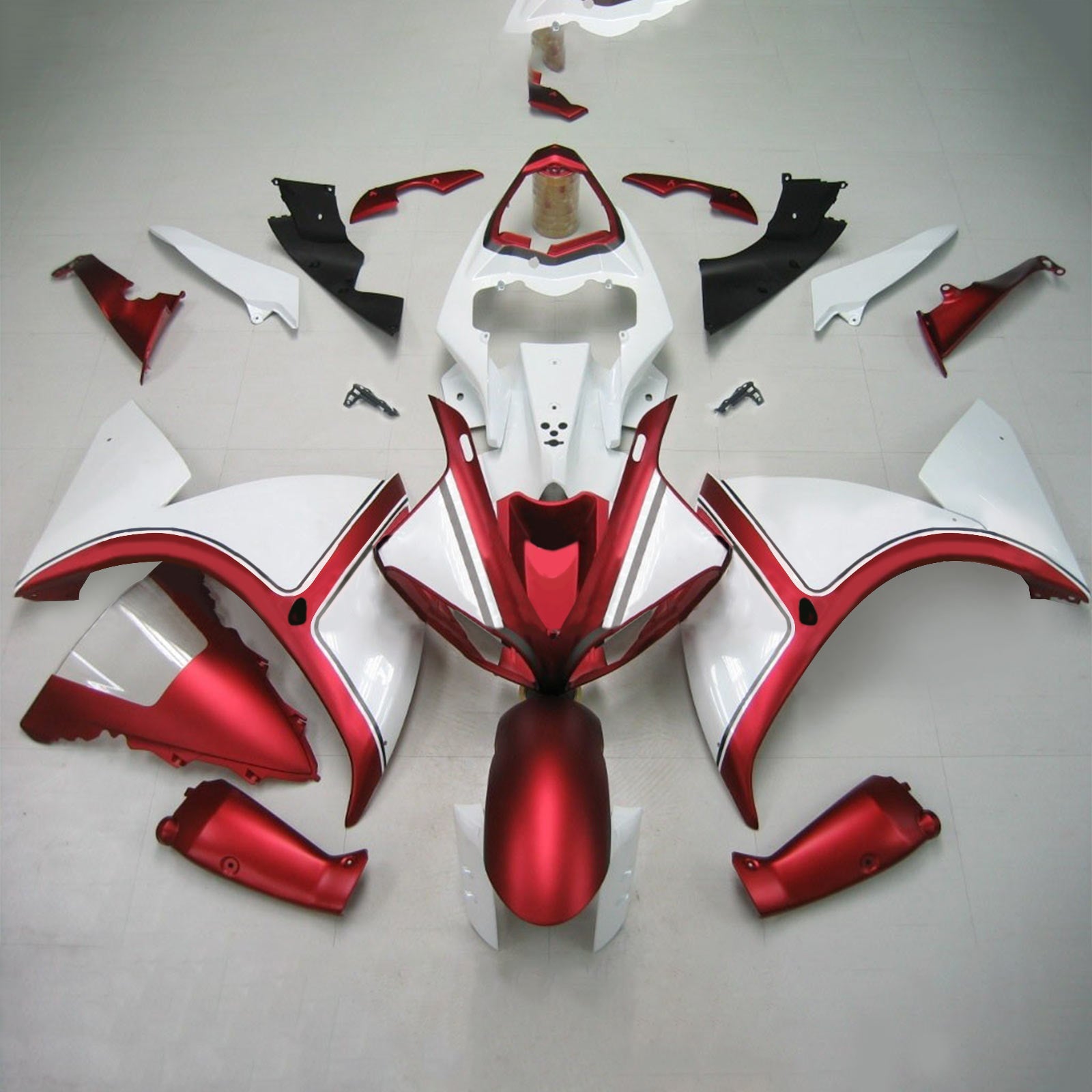 2012-2014 Yamaha YZF 1000 R1 Injeksjon Fairing Kit Bodywork Plastic ABS #127