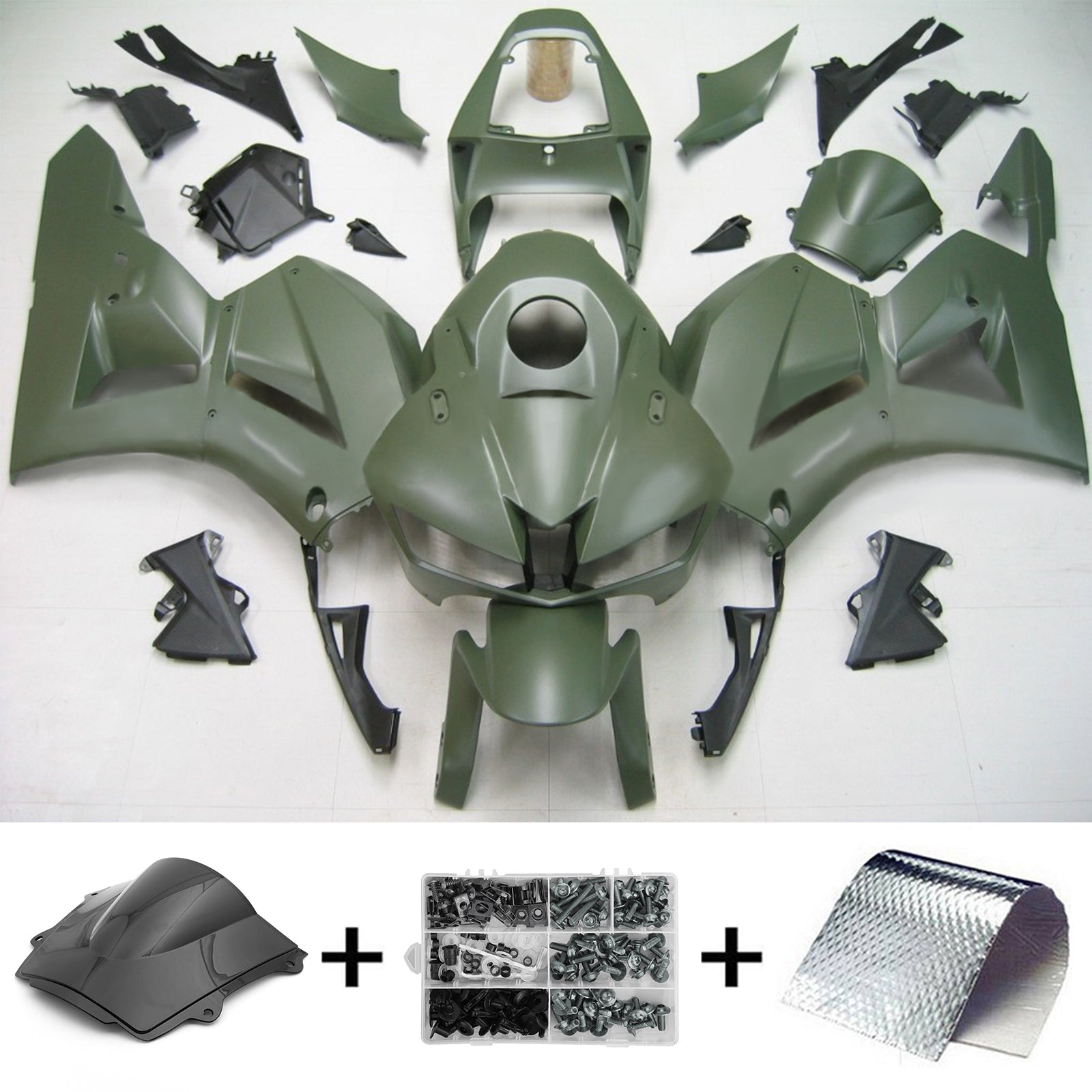 2013-2023 Honda CBR600RR F5 Kit de carénage injection Bodywork Plastic Abs # 101