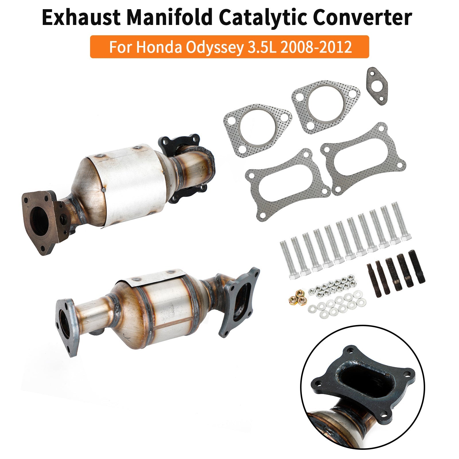 Convertisseurs catalytiques Honda Pilot 3.5L 45131 45132 2009-2015 BANK 1 & BANQUE 2