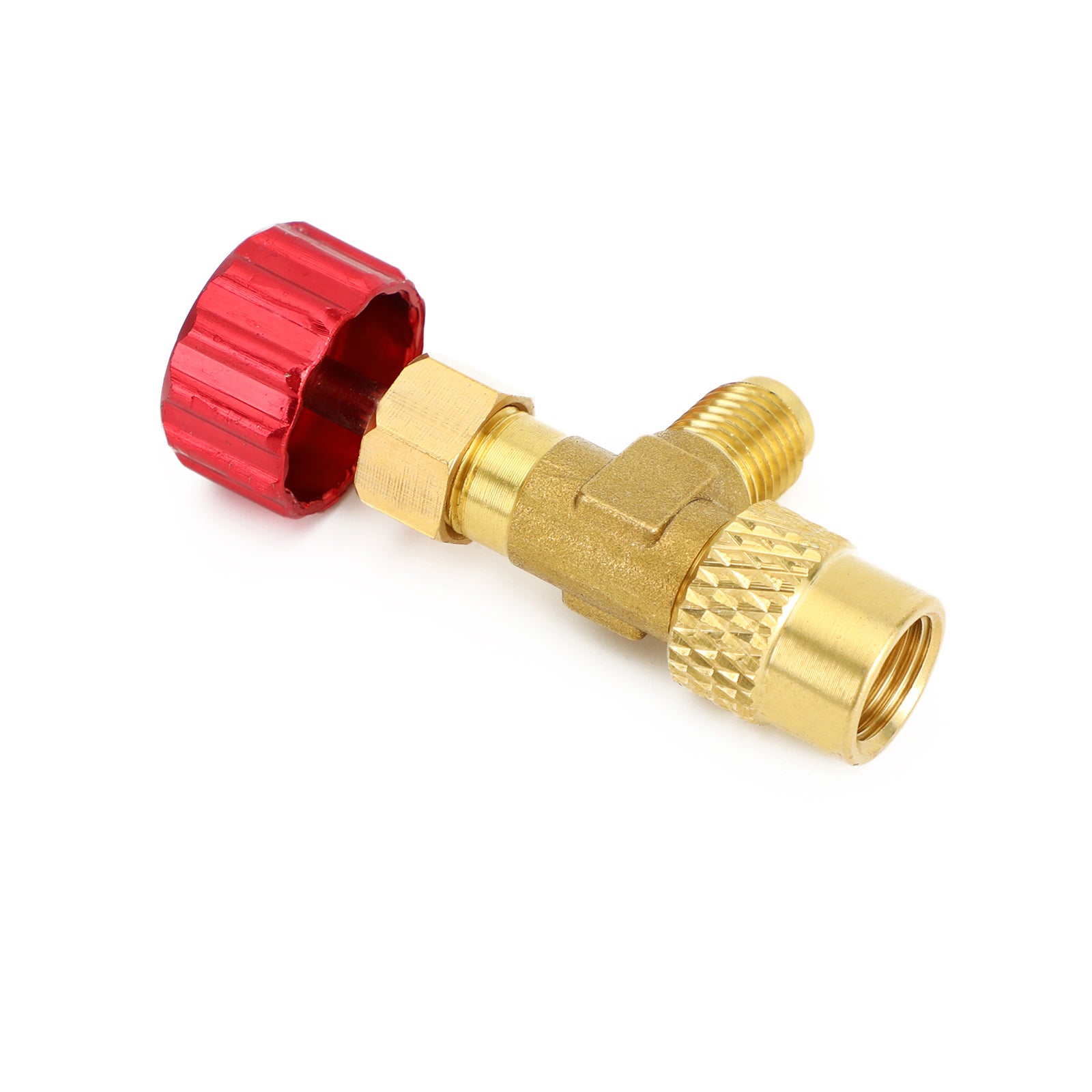 R410A kylpåfyllningsventiladapter 1/4" SAE-hane till 5/16" SAE Famale