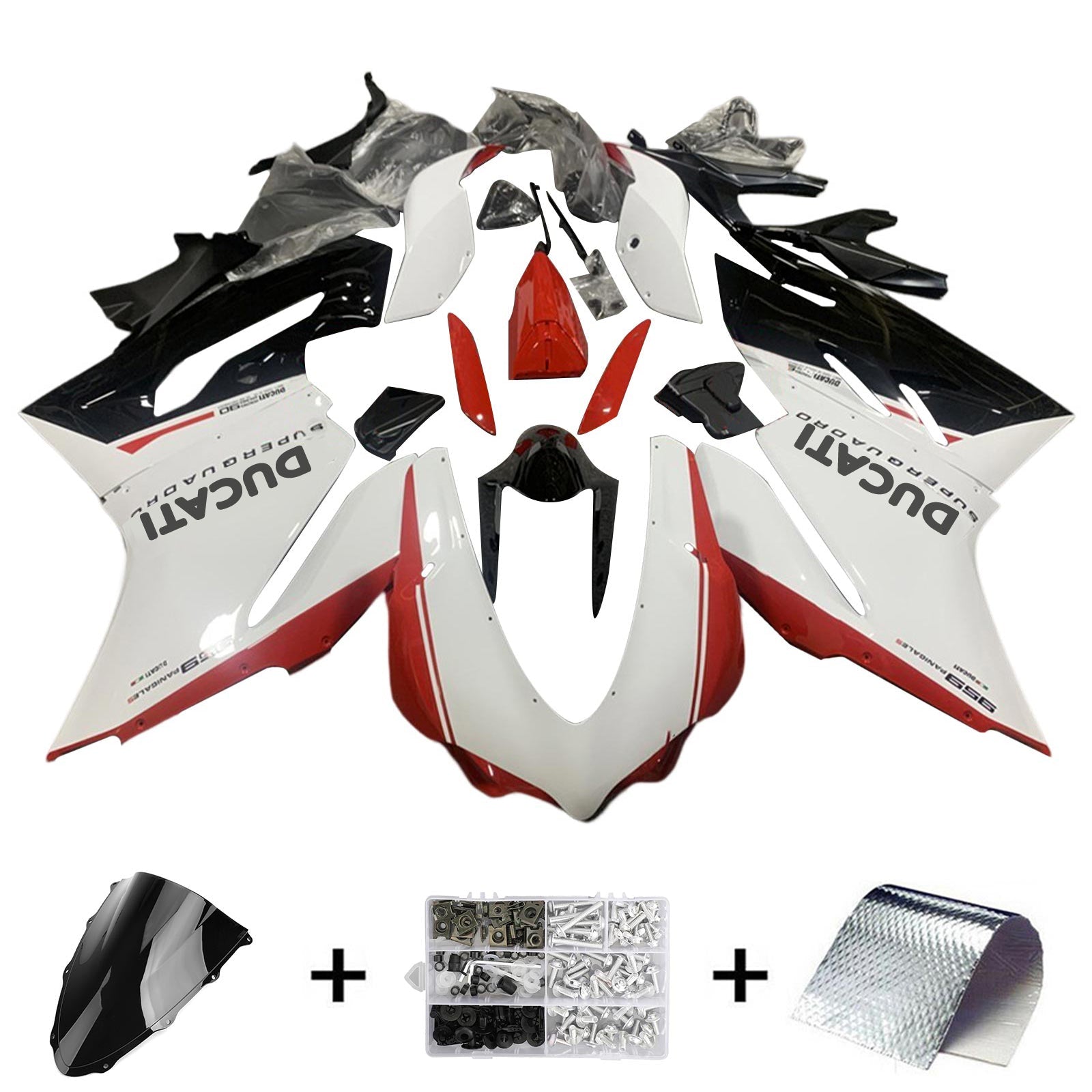 2015-2020 DUCATI 1299 959 Kit de carénage Kit de carrosserie Plastique Abs