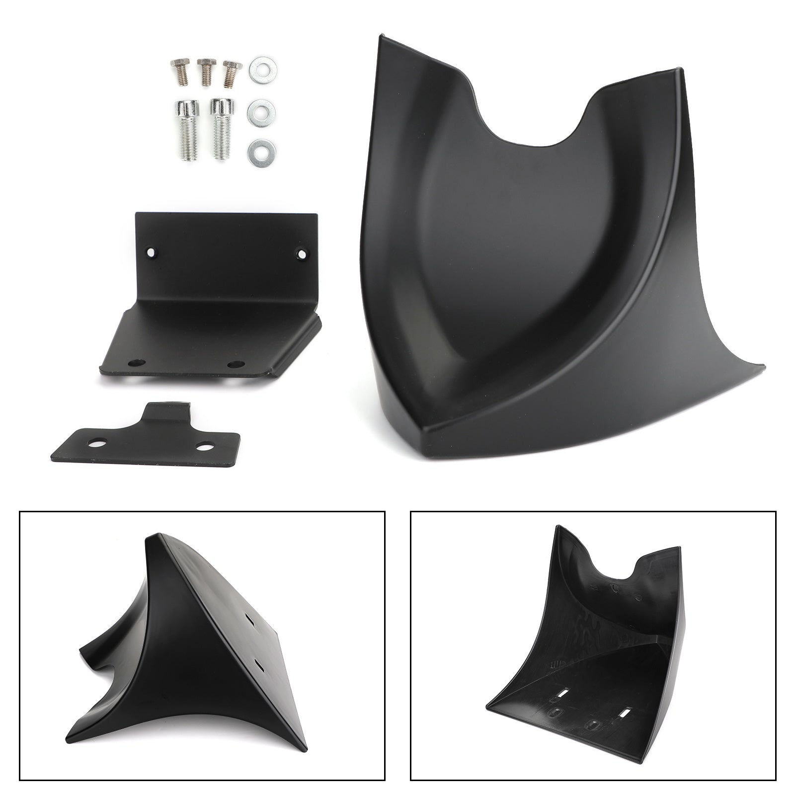 Front Chin Spoiler Air Dam Fairing for 04-19 Sportster XL883 XL1200 48 72 MBlack Generic