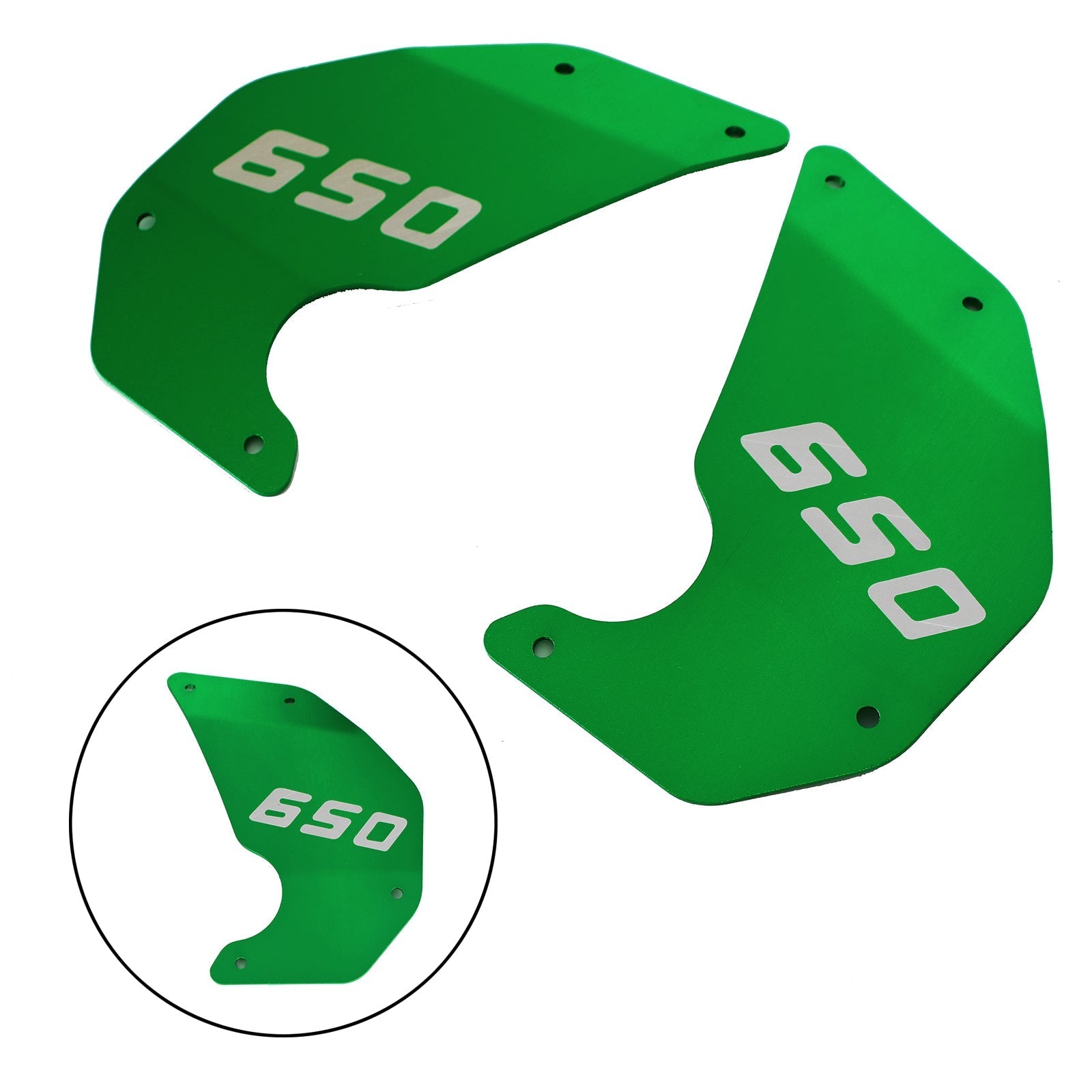 Motordekselplate sidepanel for Kawasaki Vulcan S ABS VN650 15-20 Cafe Green