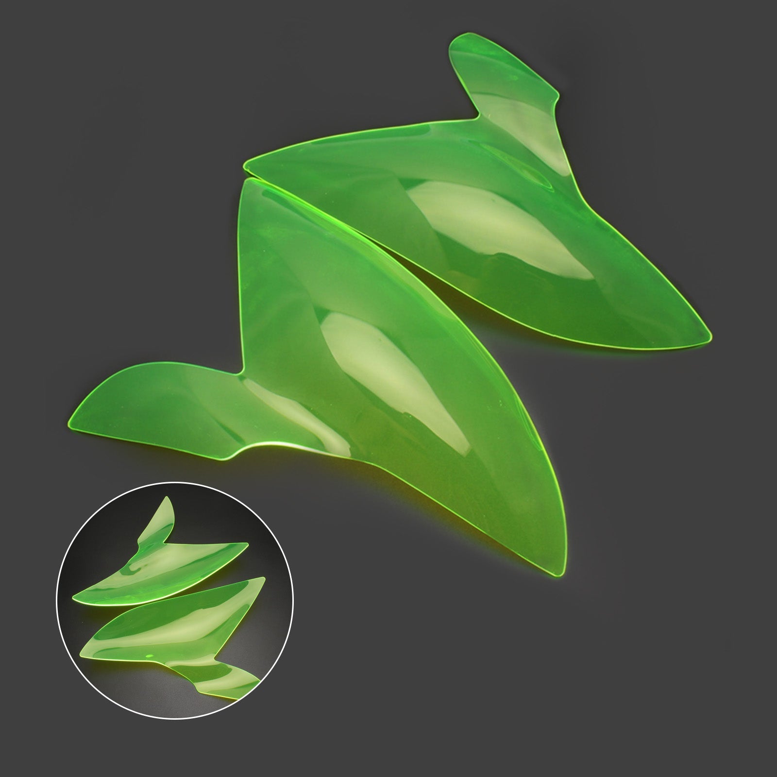 Protector de lente de faro delantero para Suzuki Gsx-S 1000F 2015-2021, color humo genérico