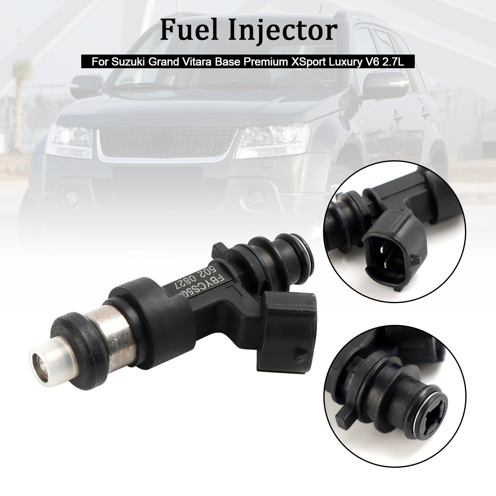 1PCS Fuel Injector 15710-66J00 FIT Suzuki Grand Vitara Base V6 2.7L FBYCS50