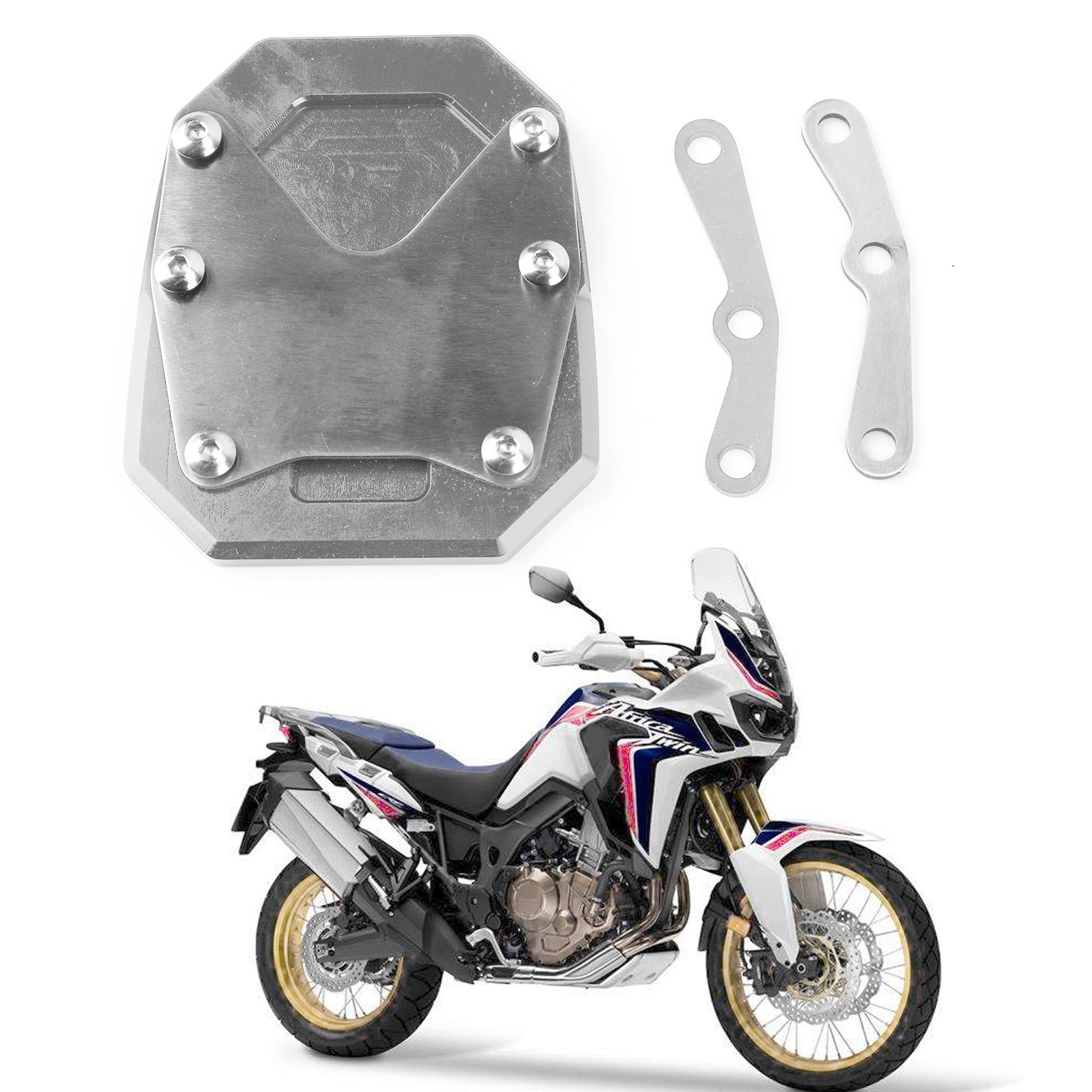 Kickstand Sidestand Plate Pad Fit For Honda CRF 1100 L Africa Twin/Adv (2020) Generic