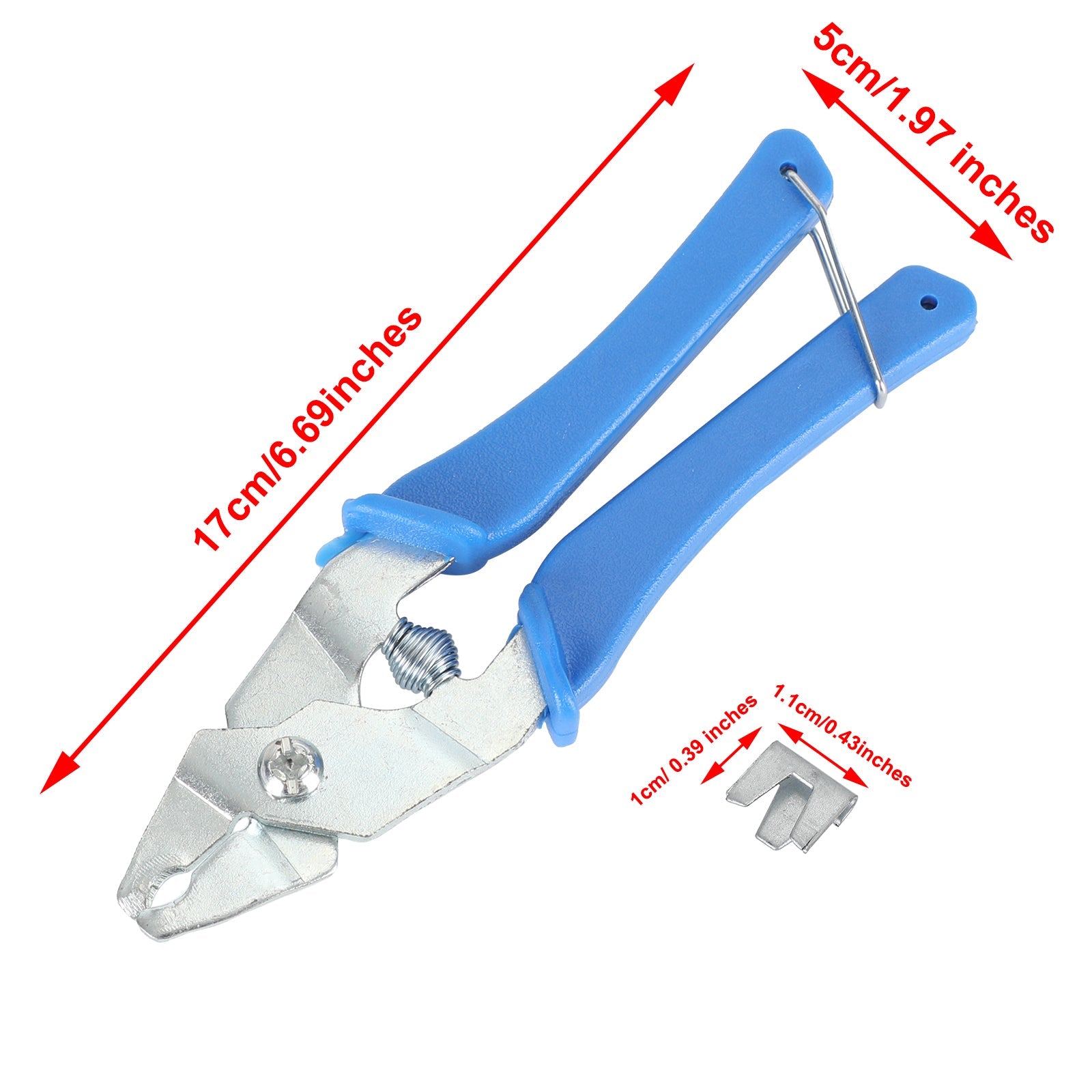 300 pièces Clips de cage en fil avec une pince de réparation de cage de lapin en métal