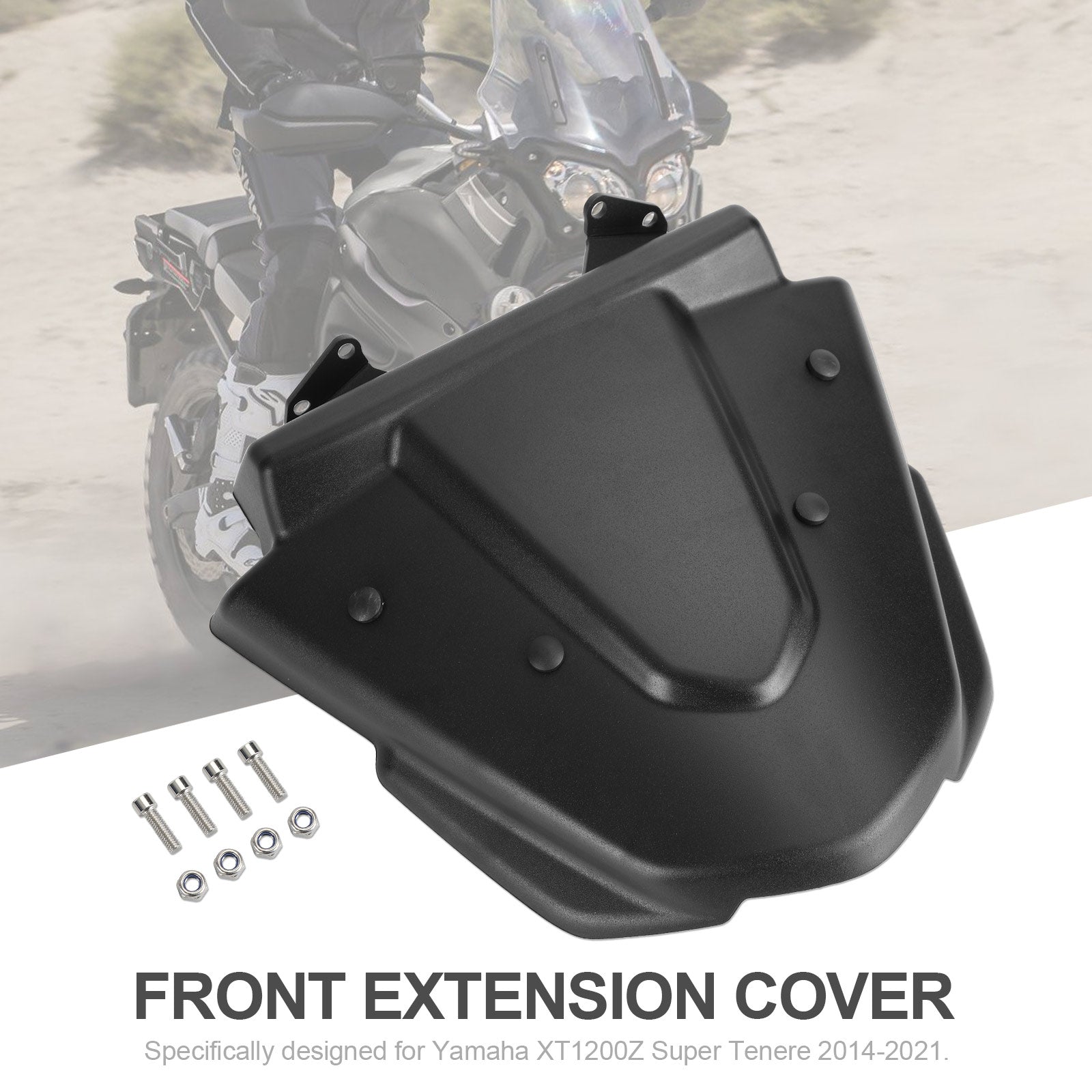 Mudguard Extension Cover Front näde näskotte för Yamaha XT1200Z 2014-2021