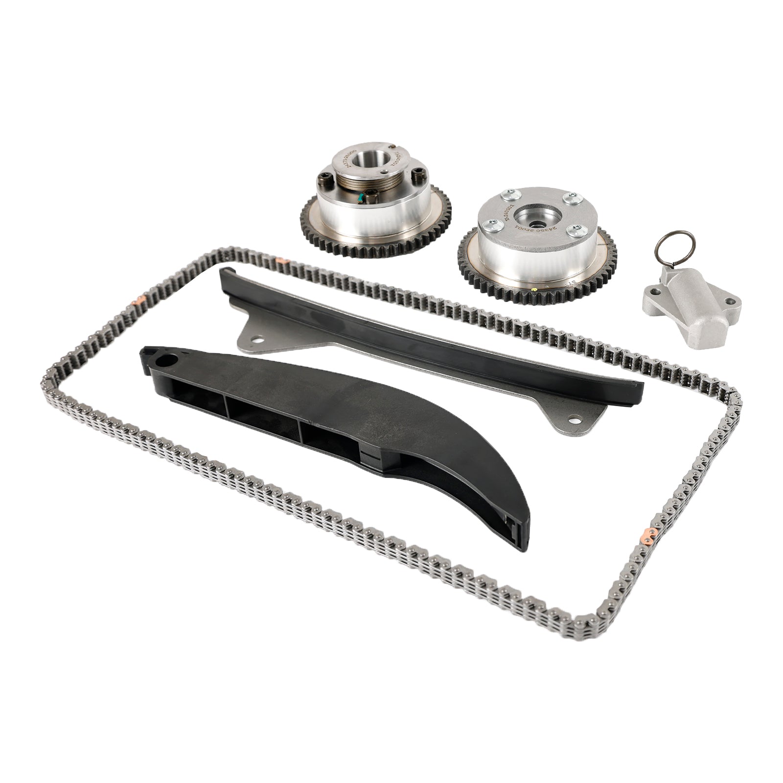 Hyundai Elantra GT 2.0L 2014-2017 Kit de cames da cadeia de cames do kit de cames de camera 24321-2E200 24410-2E000 24420-2E200 24430-2E000