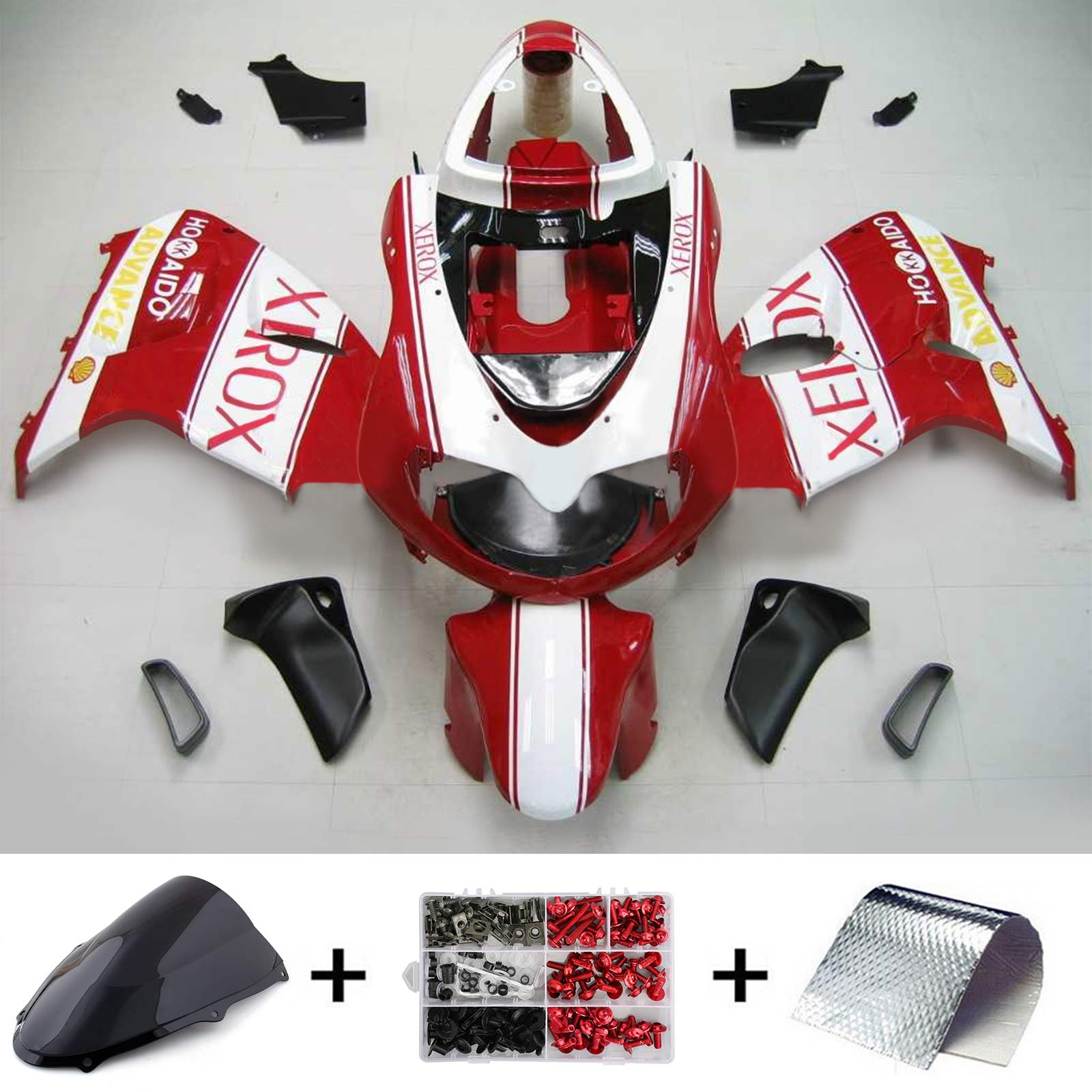 1998-2003 Suzuki TL1000R Amotopart Injeksjon Fairing Kit Bodywork Plast Abs #125