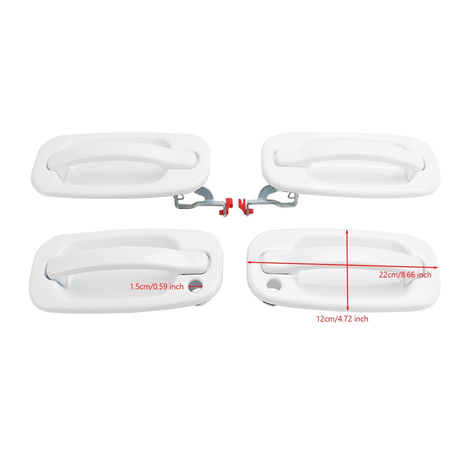 2000-2006 Chevrolet Suburban Avalanche Cadillac Escalade 4PCS Manija de puerta exterior 15029900 15029899 15182405 15029901