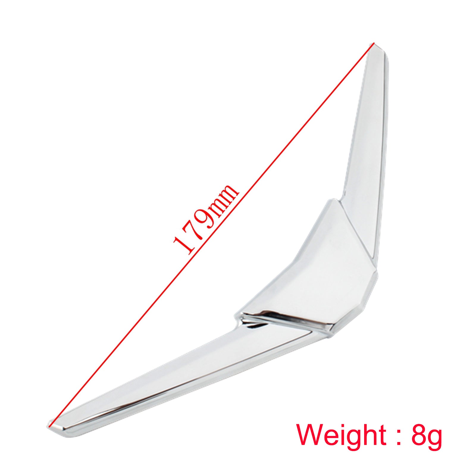 Étui chromé de garniture de pointe de garde-boue arrière, pour Honda Goldwing GL1800 1800 2018 – 2021