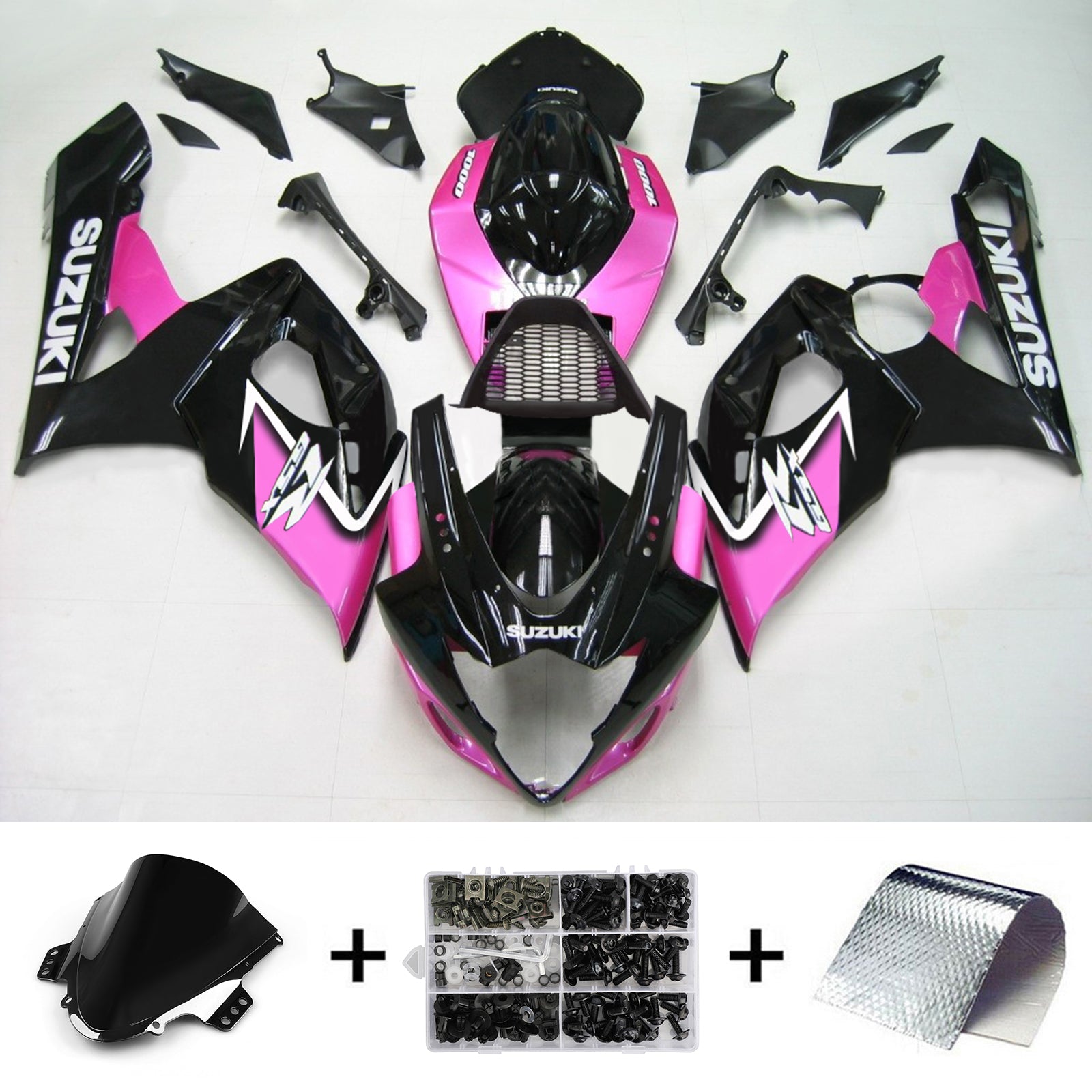 2005-2006 SUZUKI GSXR1000 K5 AMOTOPART INJEKTION FAIRING KIT BOODYWORK ABS #155