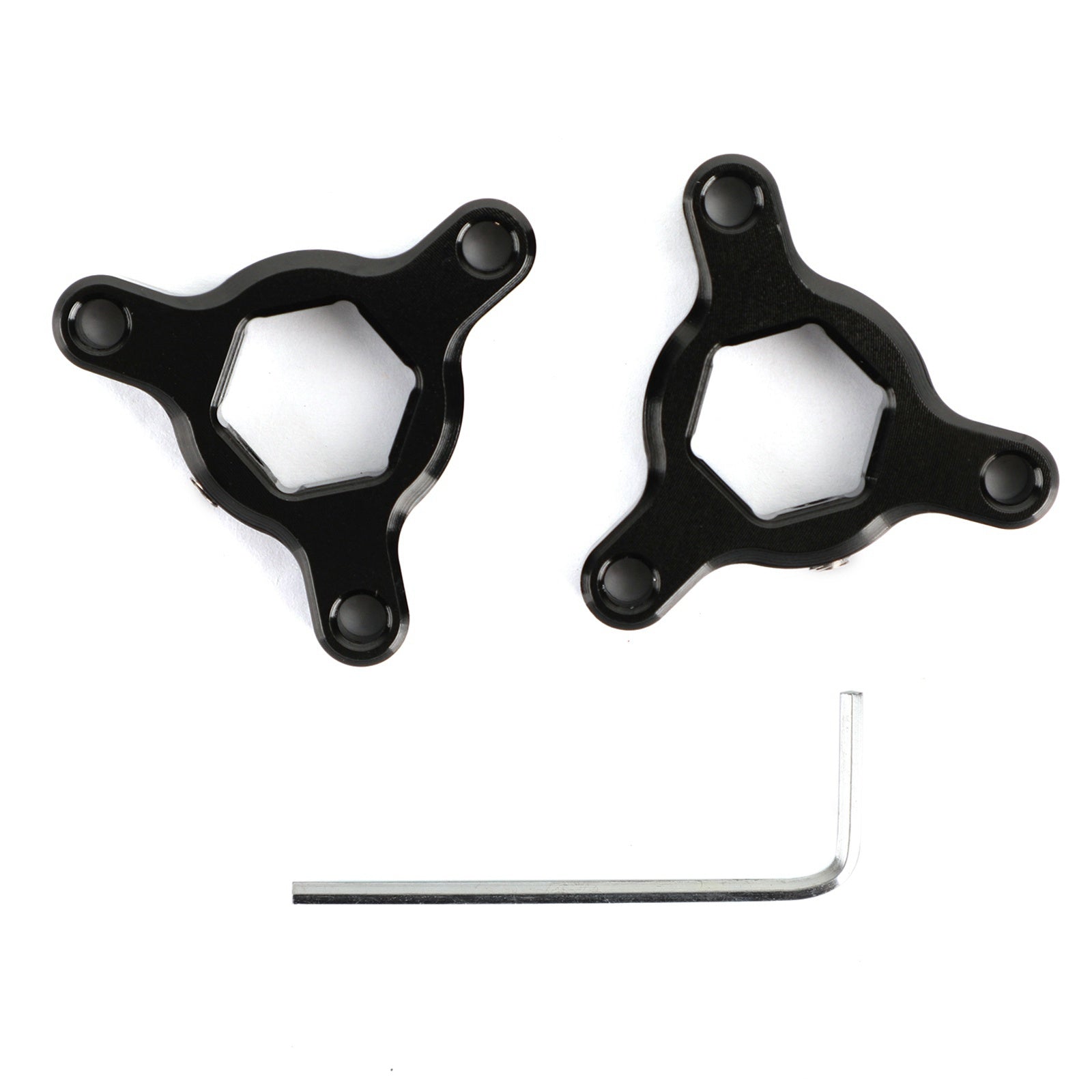 Vork Pre Adjusters Zwart 14MM Fit voor Kawasaki Ninja ZX6R ZX10R ZZR1400 Z800 Generiek