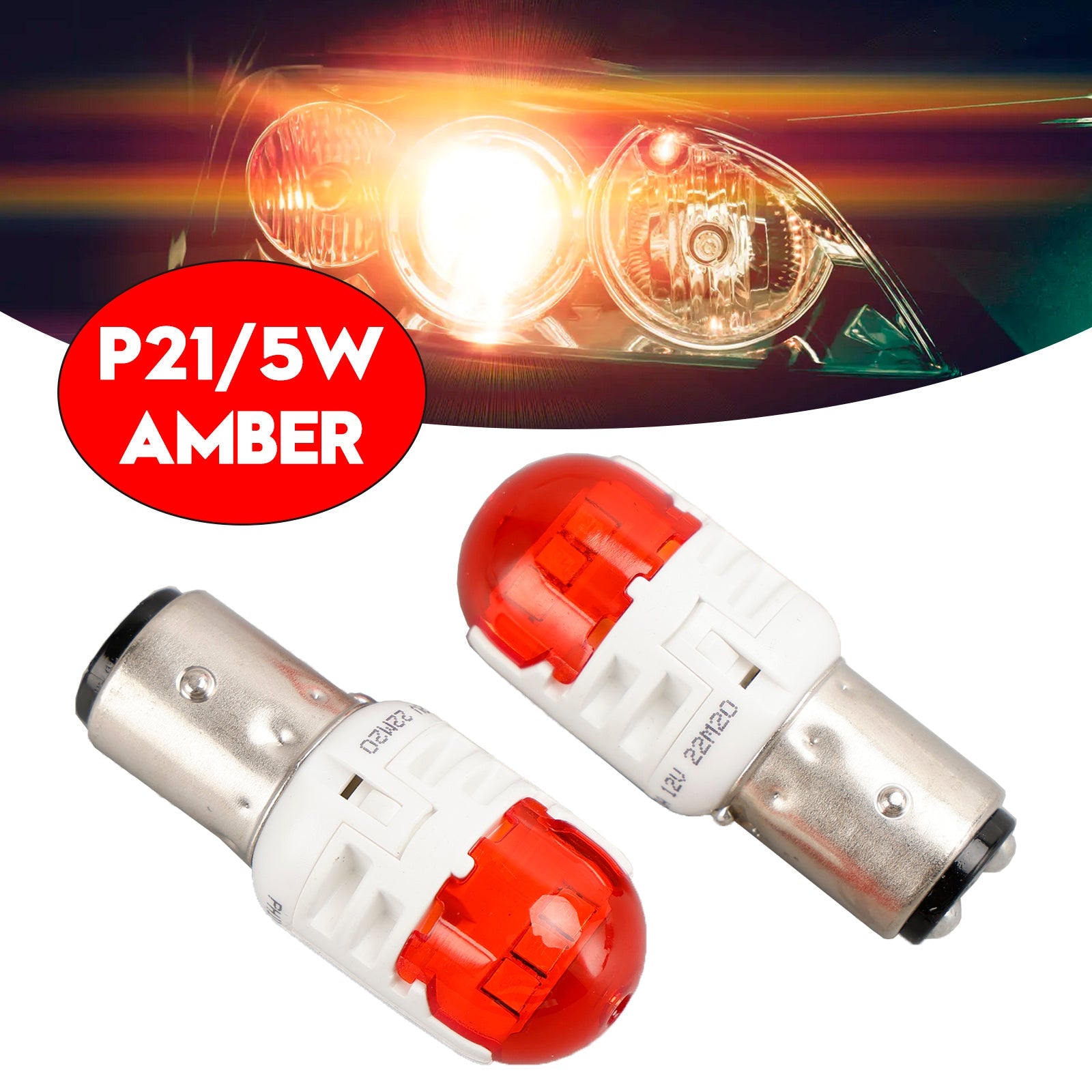 Pre Philips 11499AU60X2 Ultinon Pro6000 LED-AMBER P21/5W Intenzívny Amber 80/16LM