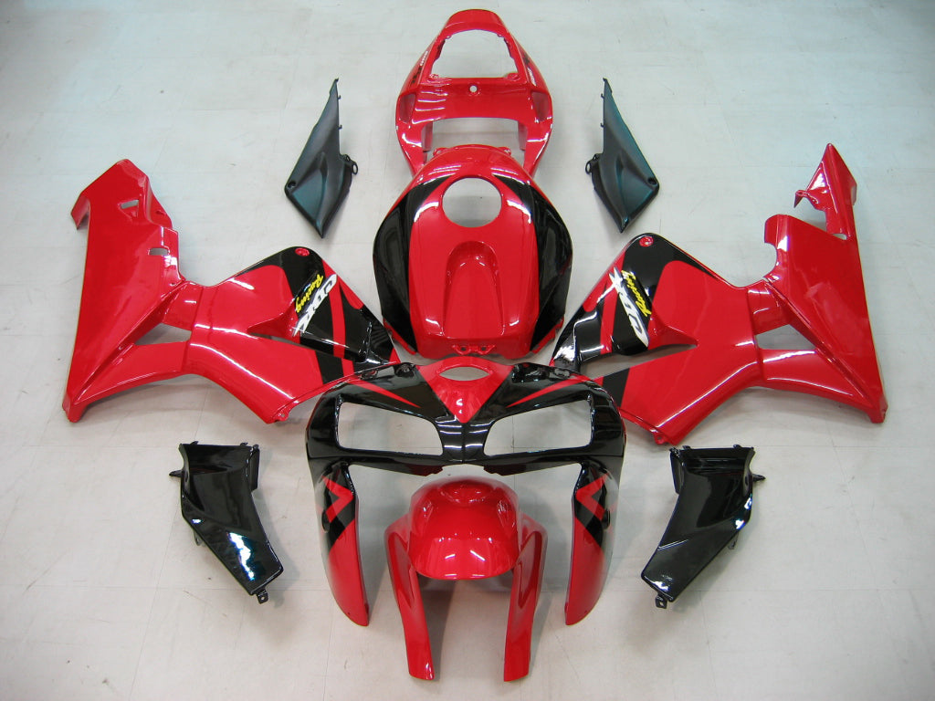 Kit de carenado rojo Honda CBR600RR F5 2005-2006