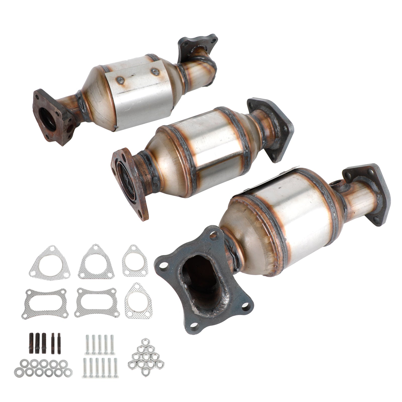 Ensemble de convertisseurs catalytiques Honda Accord 3,5 l, 3 pièces, 2008 à 2012, 45131, 45132, 16447