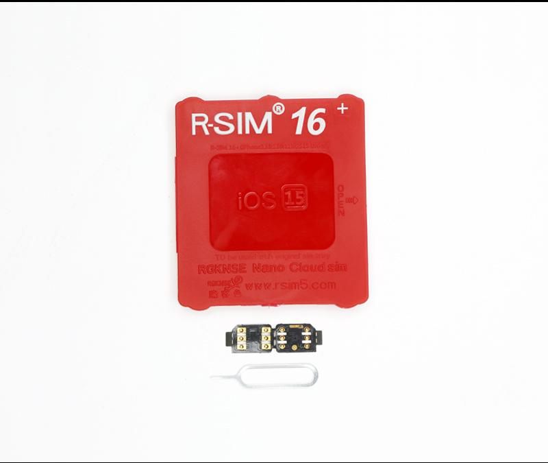 R-SIM 16+ Nano Lås opp RSIM-kort Fit for iPhone 13 Pro 12 Pro Max XS XR 8 iOS 15