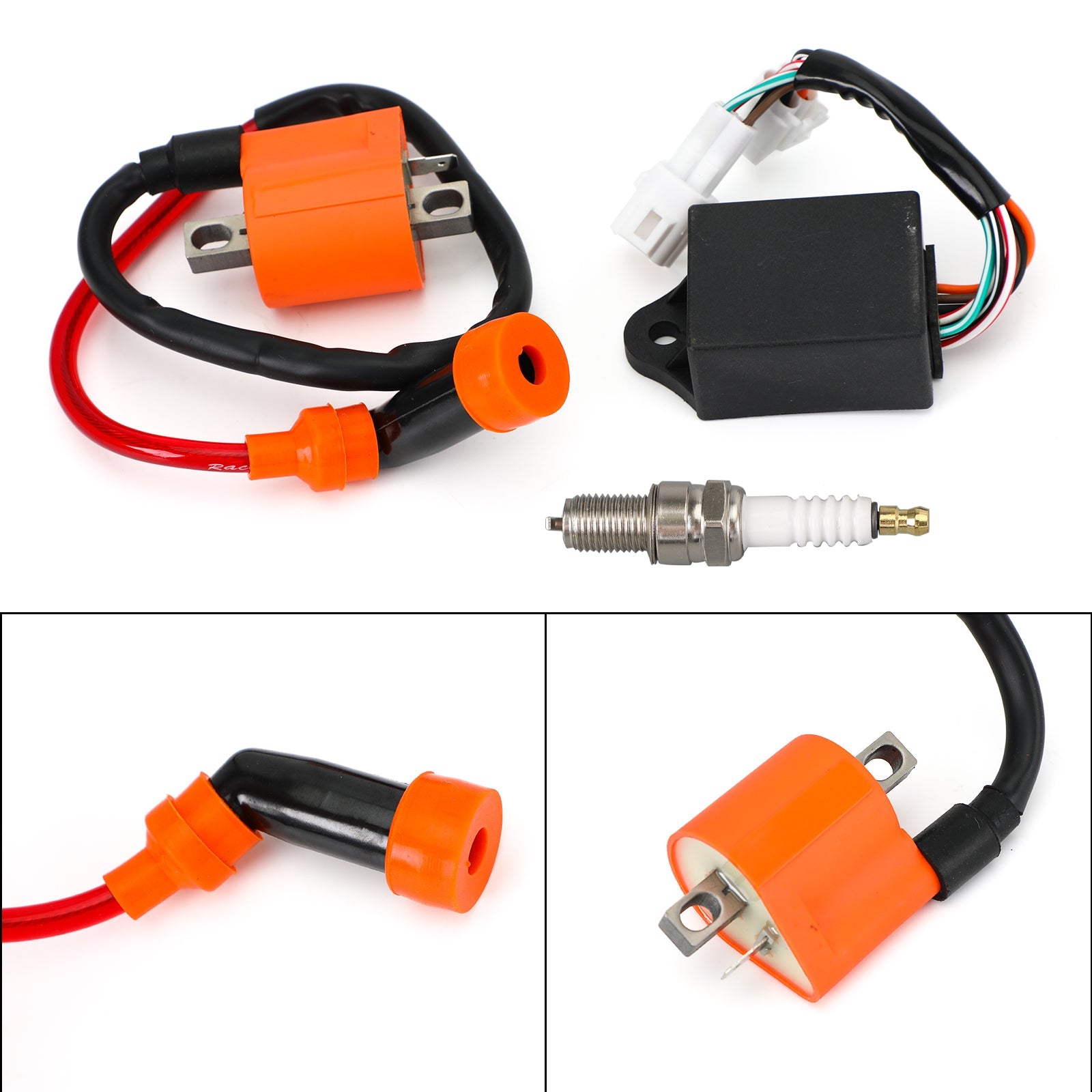 Bougie d'allumage de bobine d'allumage CDI pour yamaha timberwolf 250 yfb250 beartracker yfm250 générique